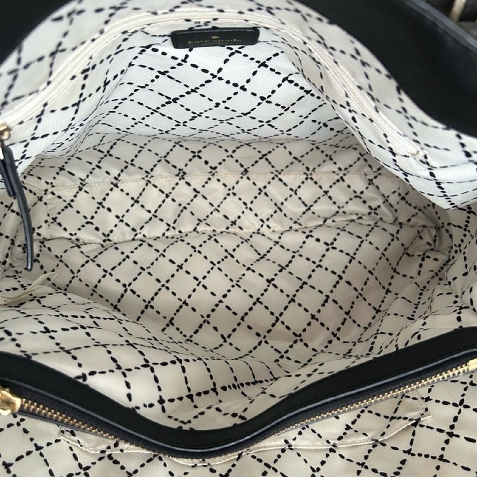 Kate Spade ♠️ Cove Street Airel Black Saffiano Leather Large Tote Bag