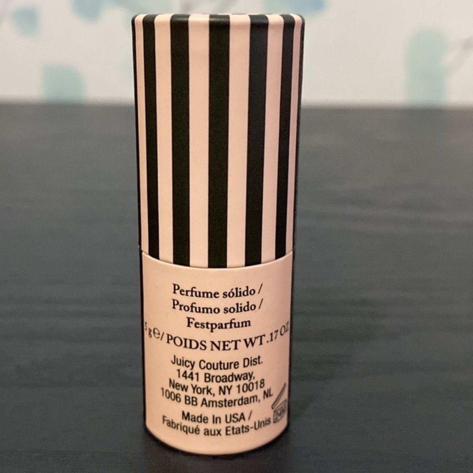 Juicy Couture Bath & Body in Pink and Black with Striped Design