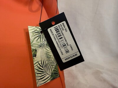 Badgley Mischka Snake Combo Coral Handbag