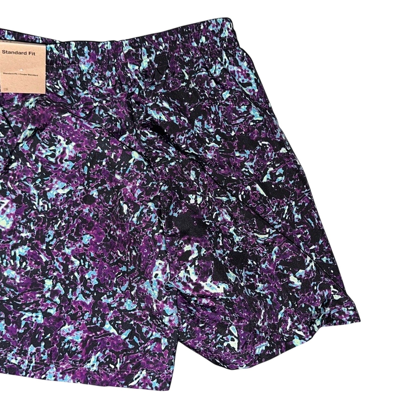 Youth - Girls Nike Purple Patterned Shorts