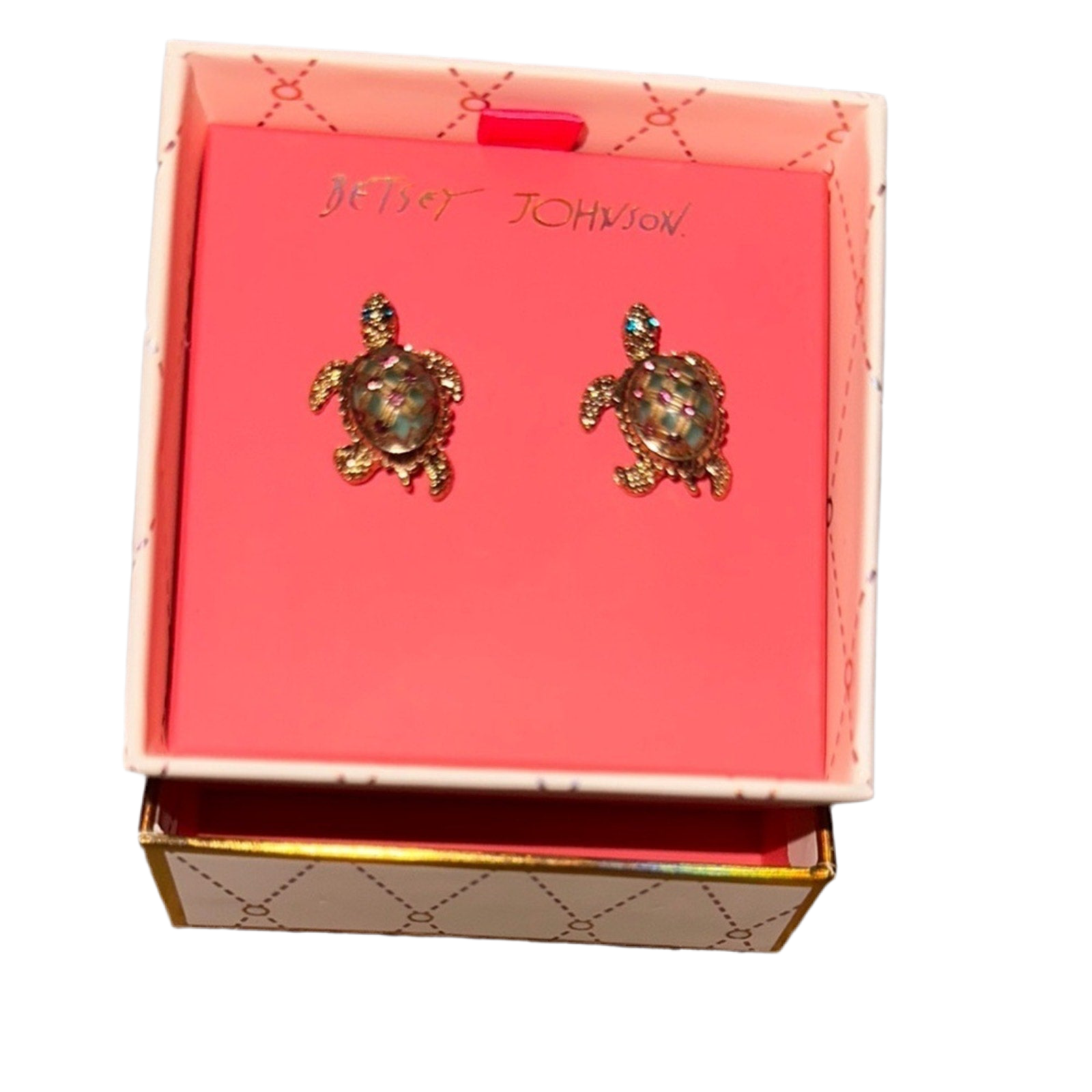 Betsey Johnson Turtle Earrings
