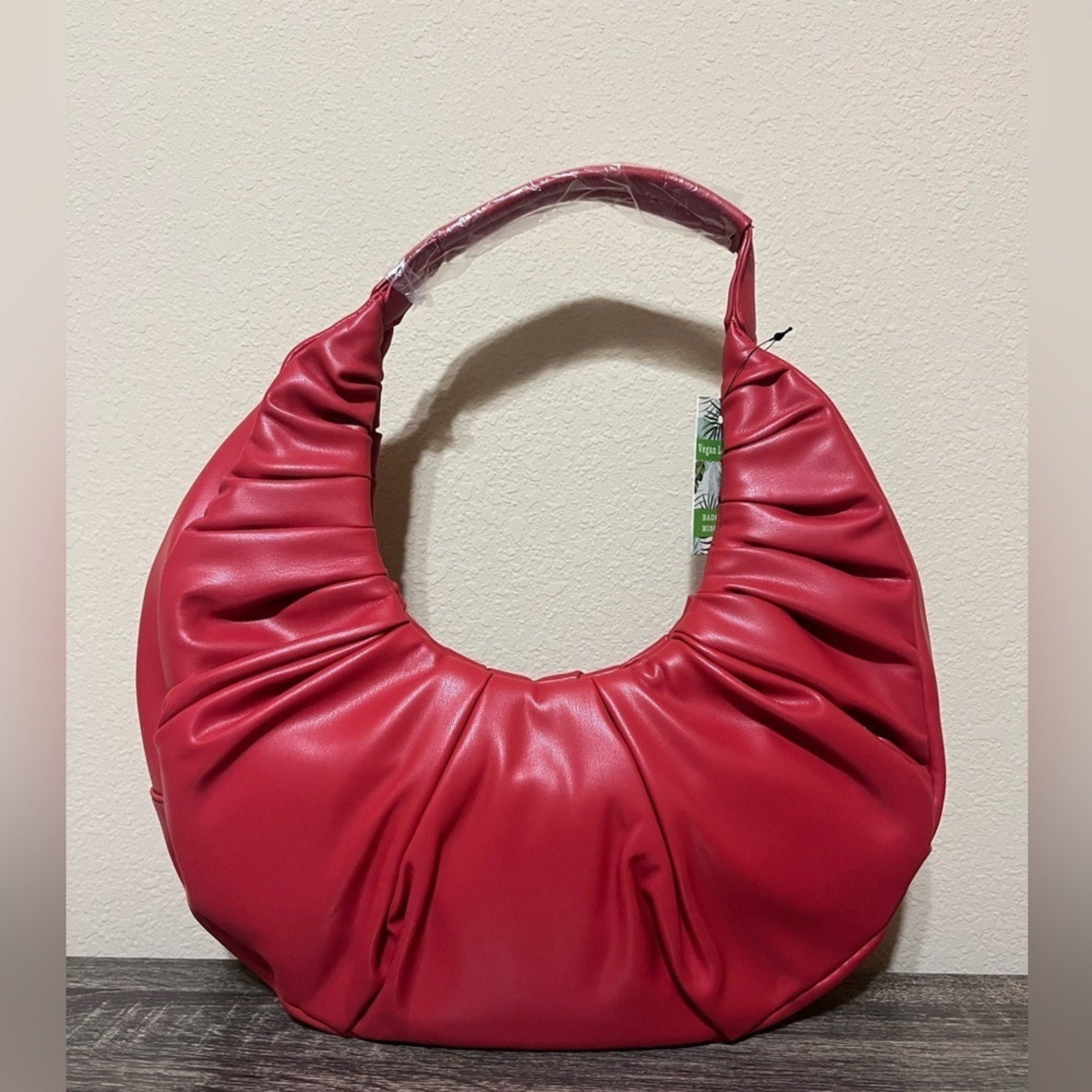 Badgley Mischka Pleat Shoulder Bag NEW