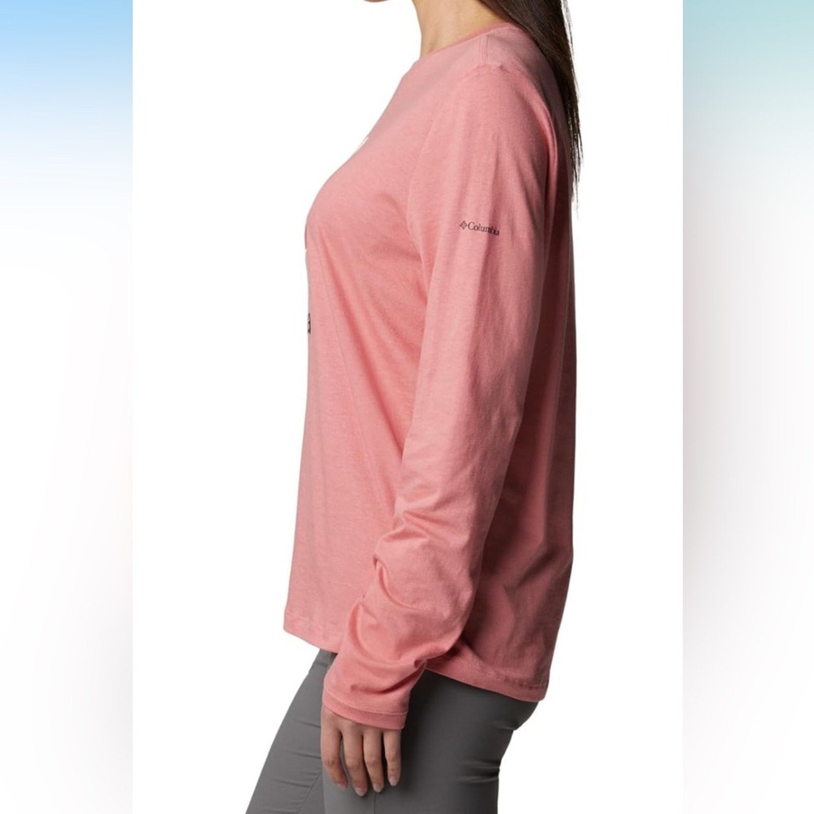 Columbia WMN Pink Agave/Floral Groove Long Sleeve Top (Small) SOLD OUT ONLINE
