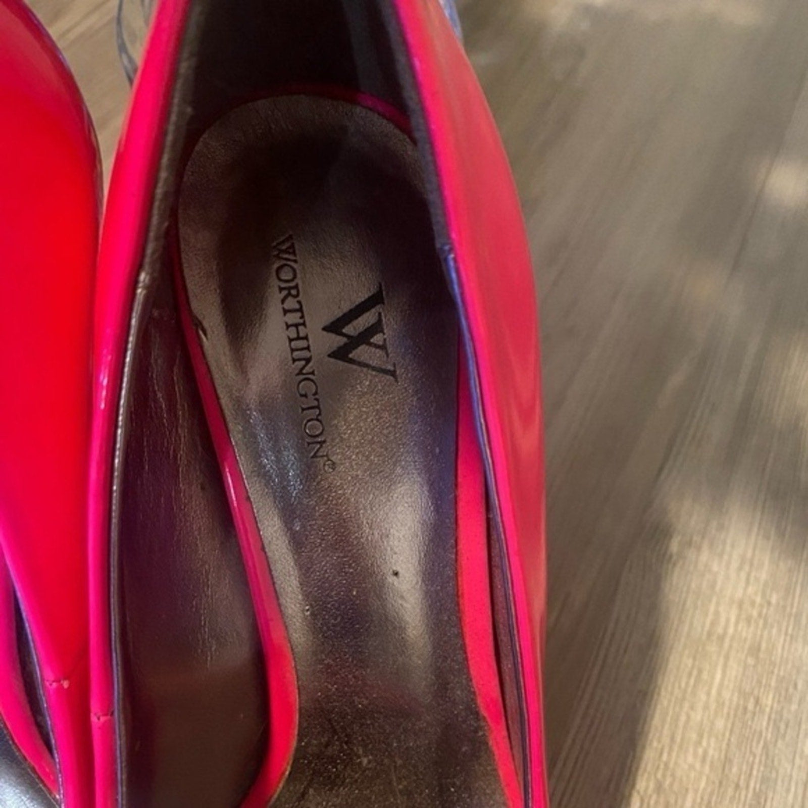 Worthington wor Zoe neon pink heels