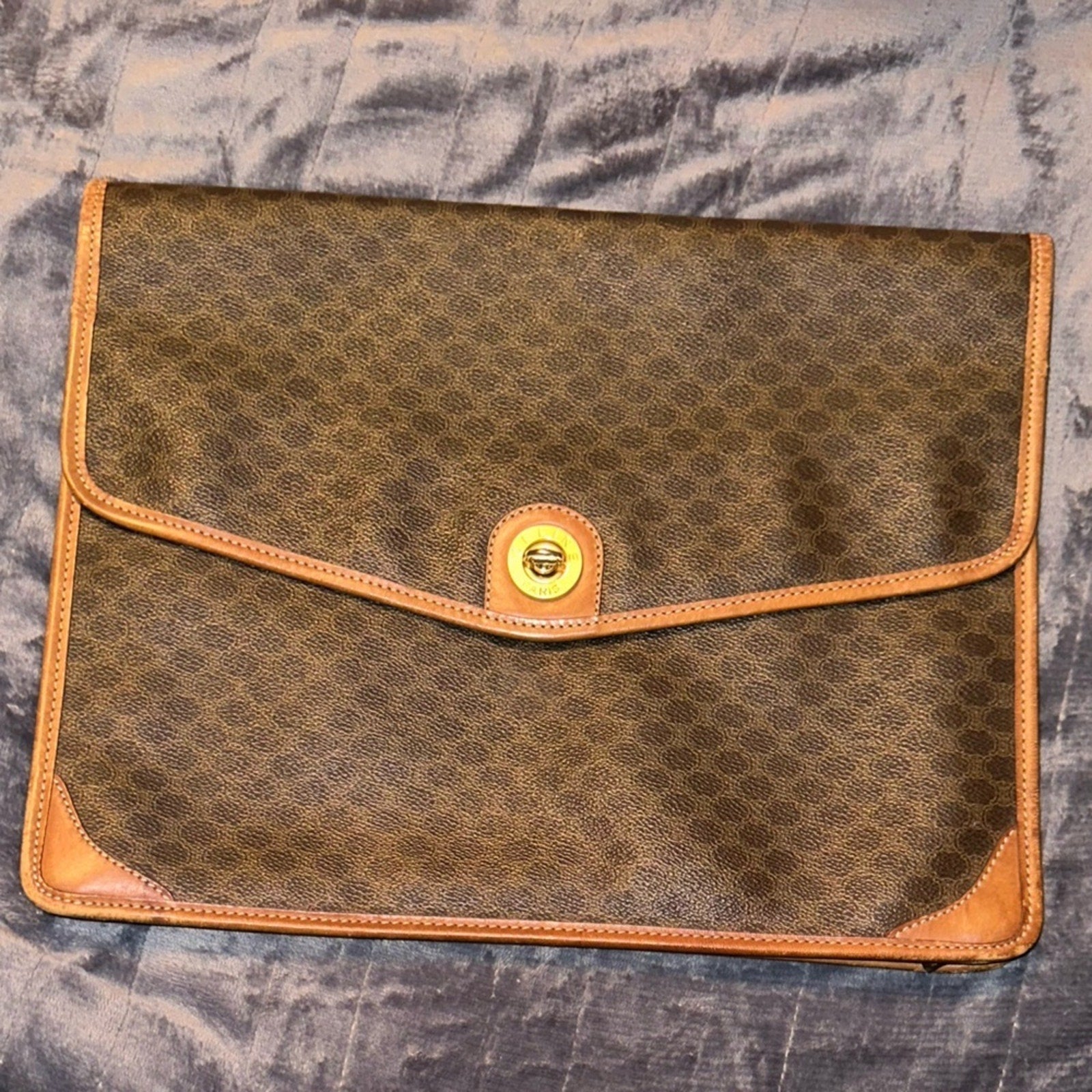 Celine Unisex Monogram Portfolio Vintage