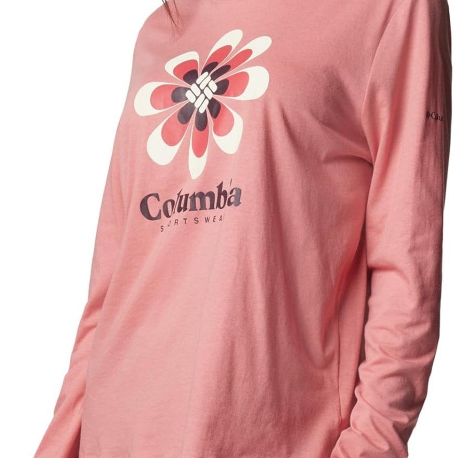 Columbia WMN Pink Agave/Floral Groove Long Sleeve Top (Small) SOLD OUT ONLINE