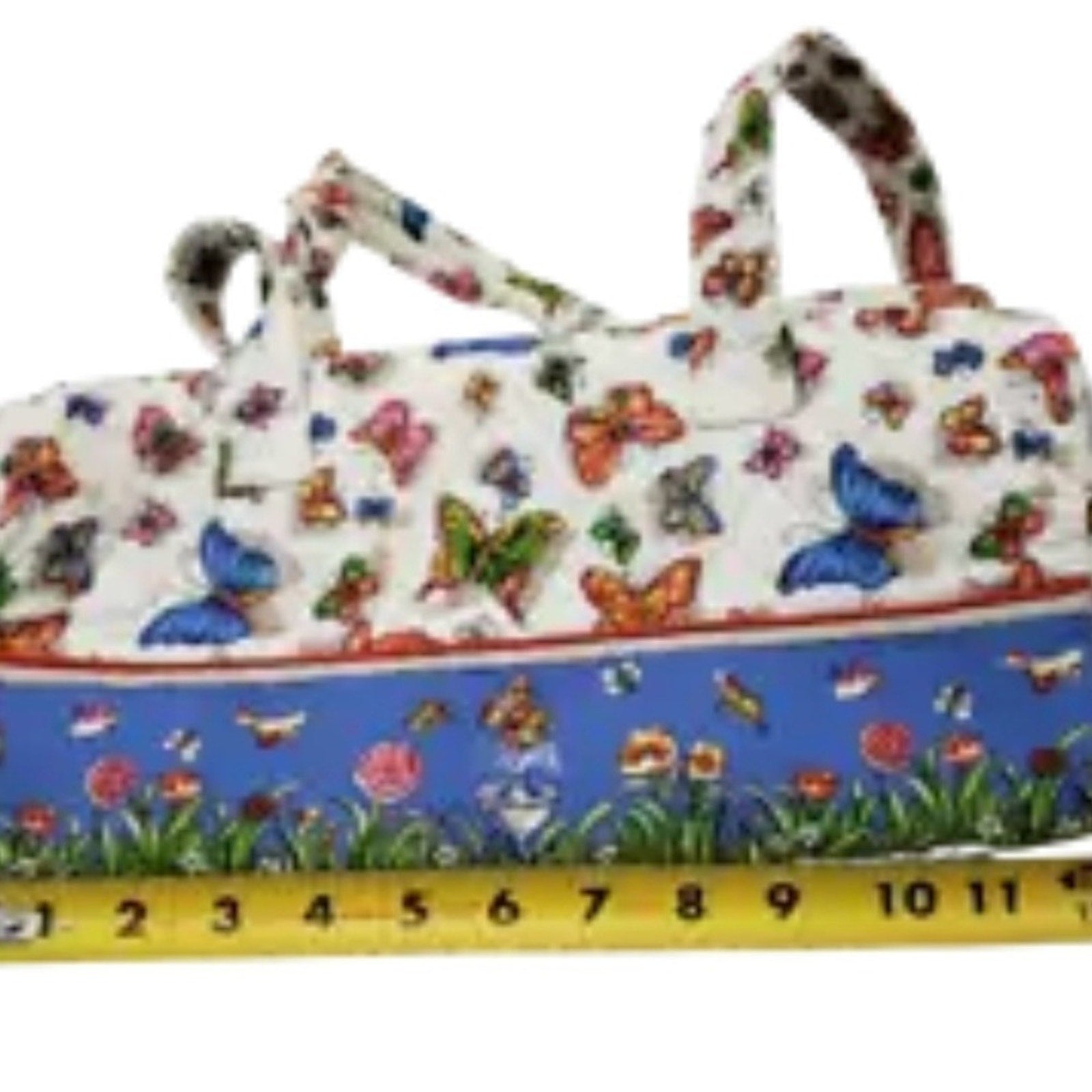 Floral Butterfly Print Women's Bag