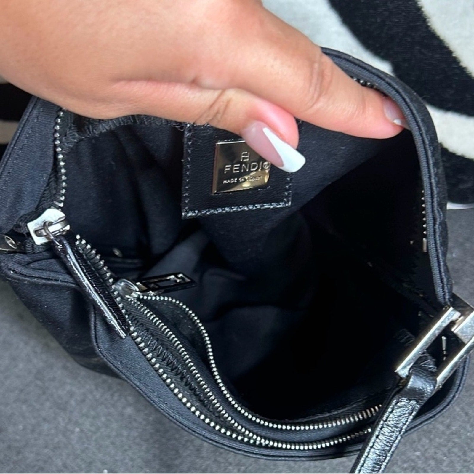 FENDI RARE Crossbody BLACK