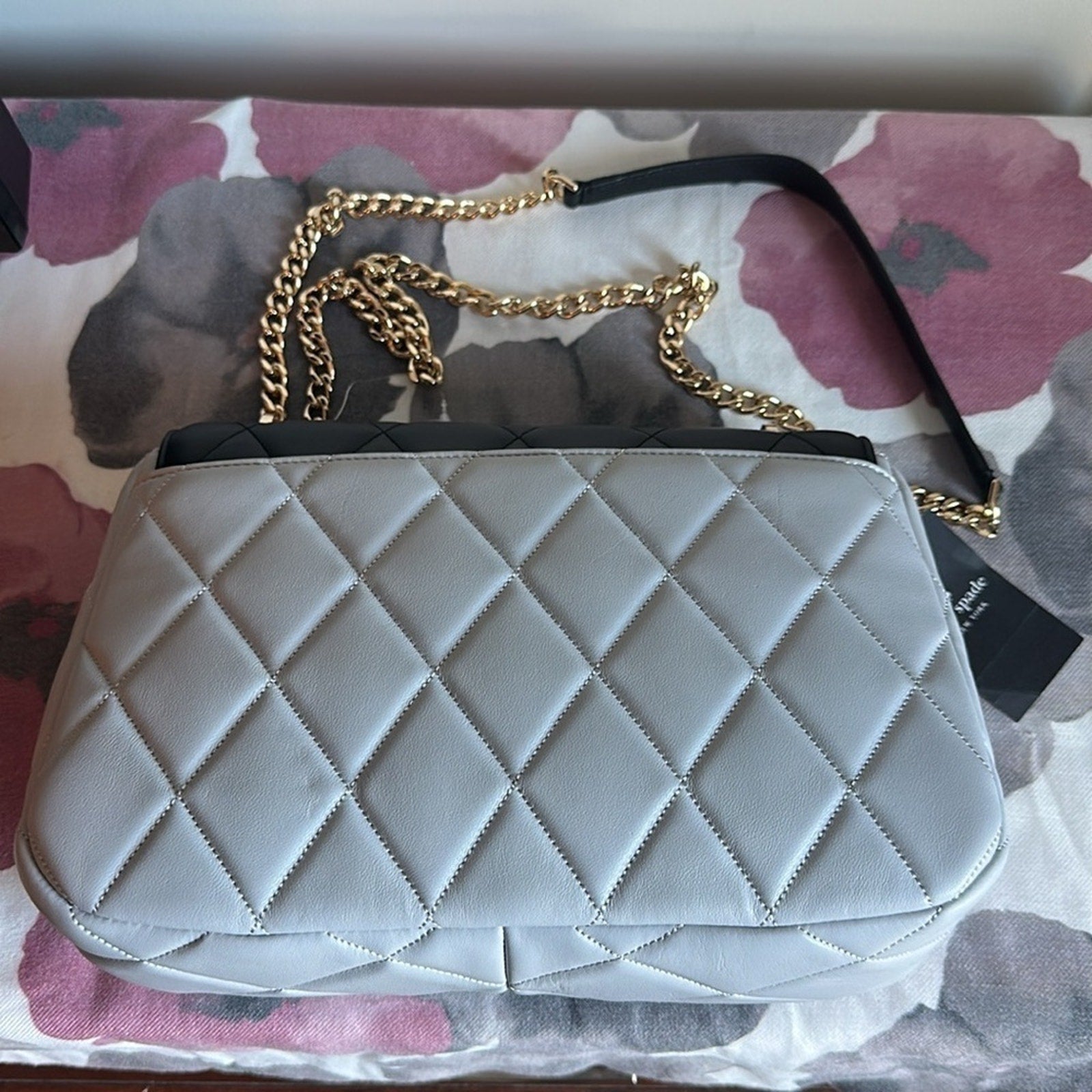 NWT Kate Spade ♠️ CAREY Colorblock Quilted Leather Bag #KA762