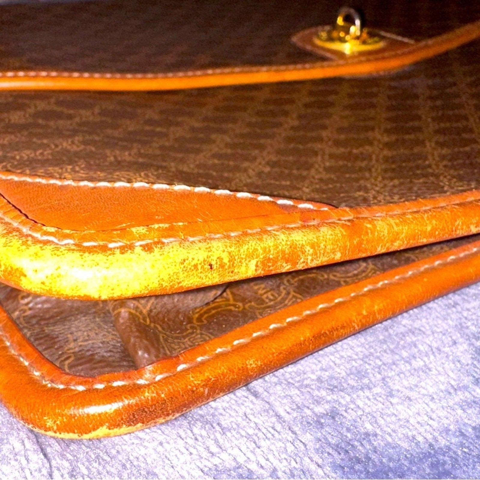 Celine Unisex Monogram Portfolio Vintage