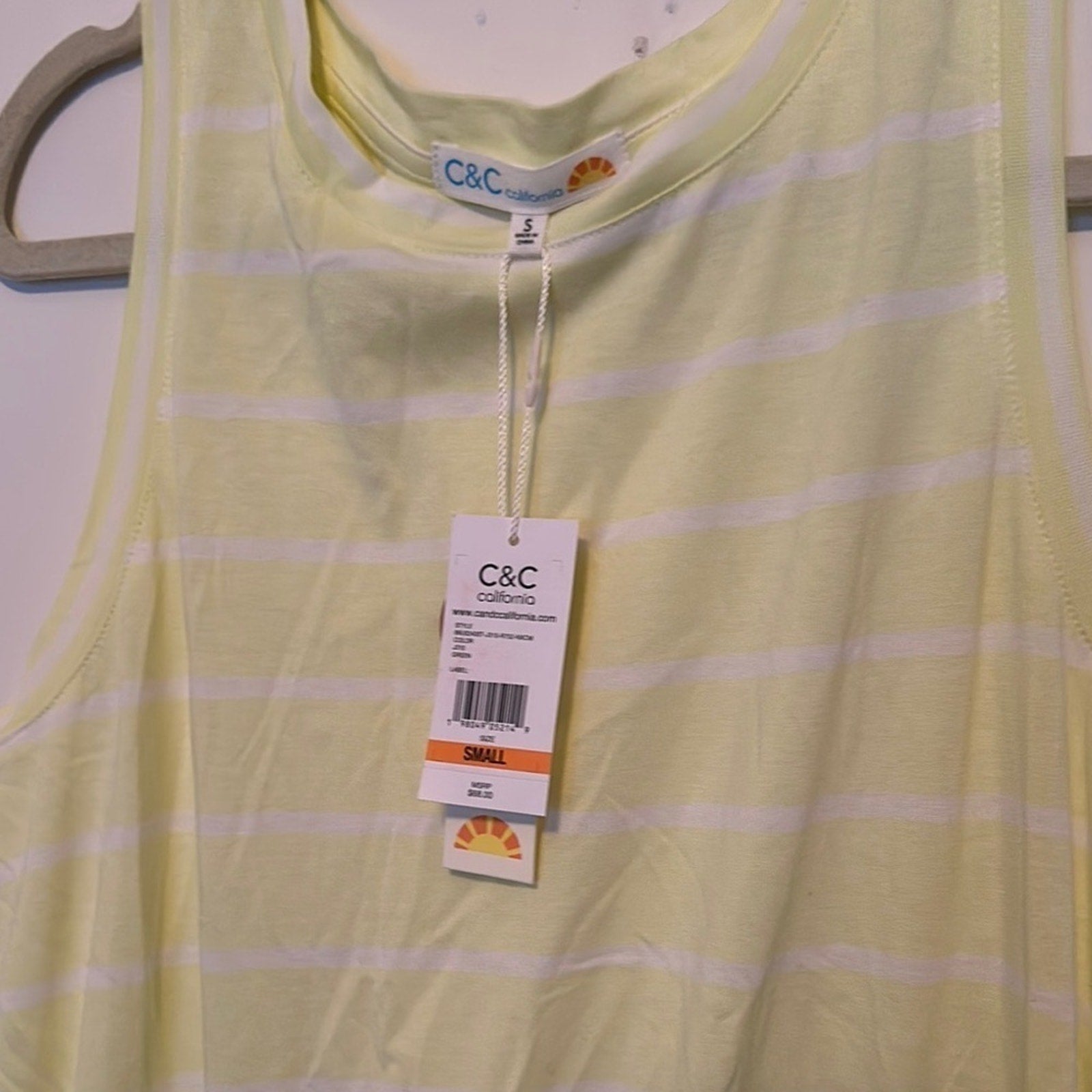 C&C California Ira Sleeveless Cotton Blend Drawstring Belt Dress