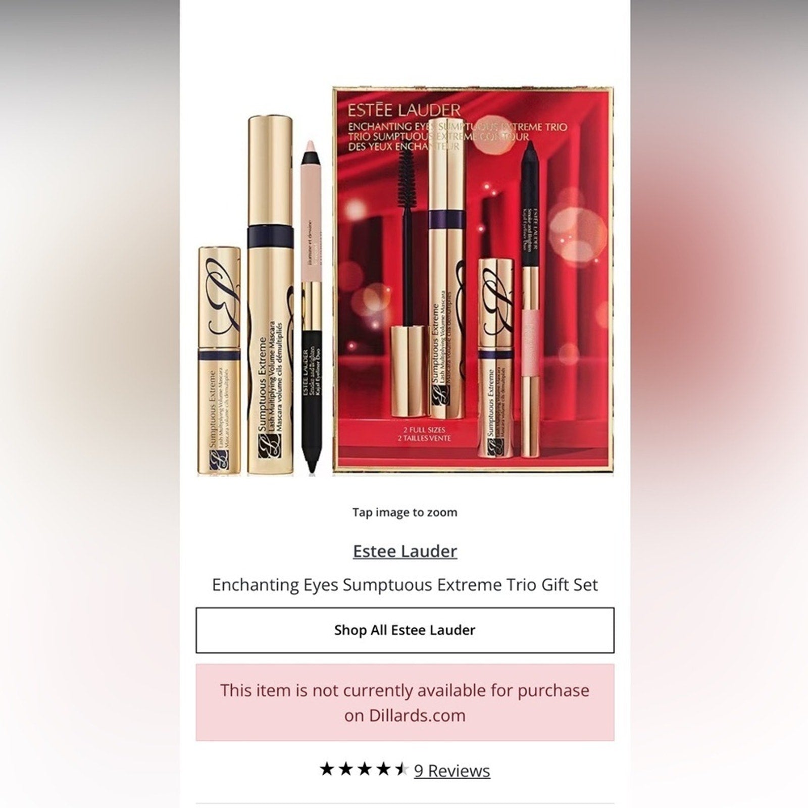 Enchanting Eyes Sumptuous Extreme Trio Gift Set - $79 value NIP