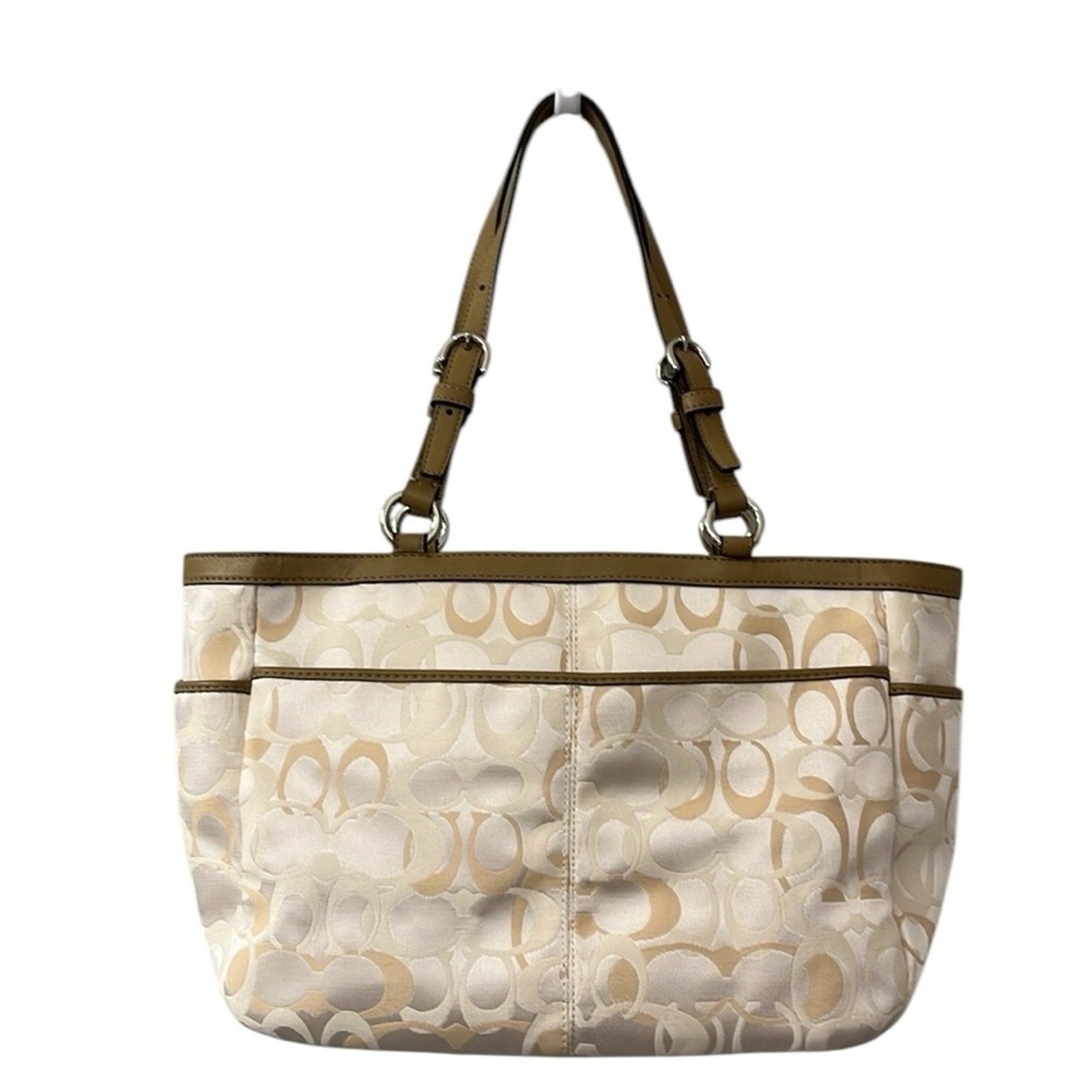 Coach Gallery Optic Signature East West Tote F17881 NWT