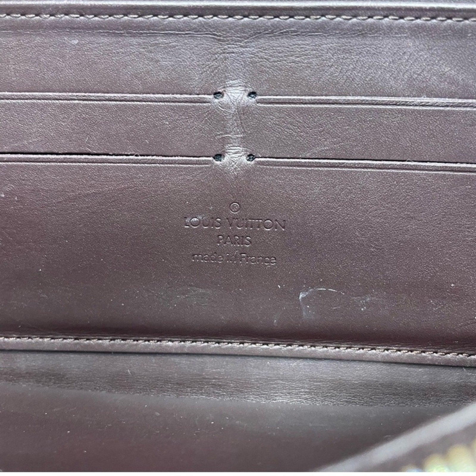Louis Vuitton Red and Black Wallet