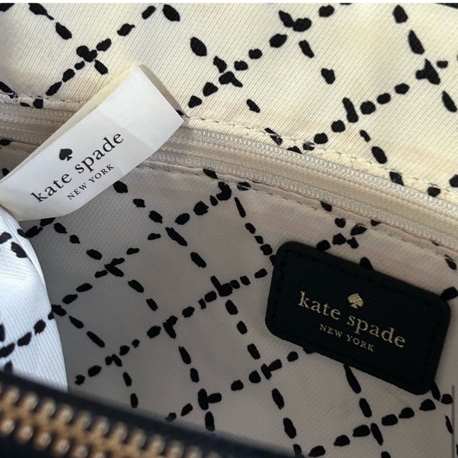 Kate Spade ♠️ Cove Street Airel Black Saffiano Leather Large Tote Bag