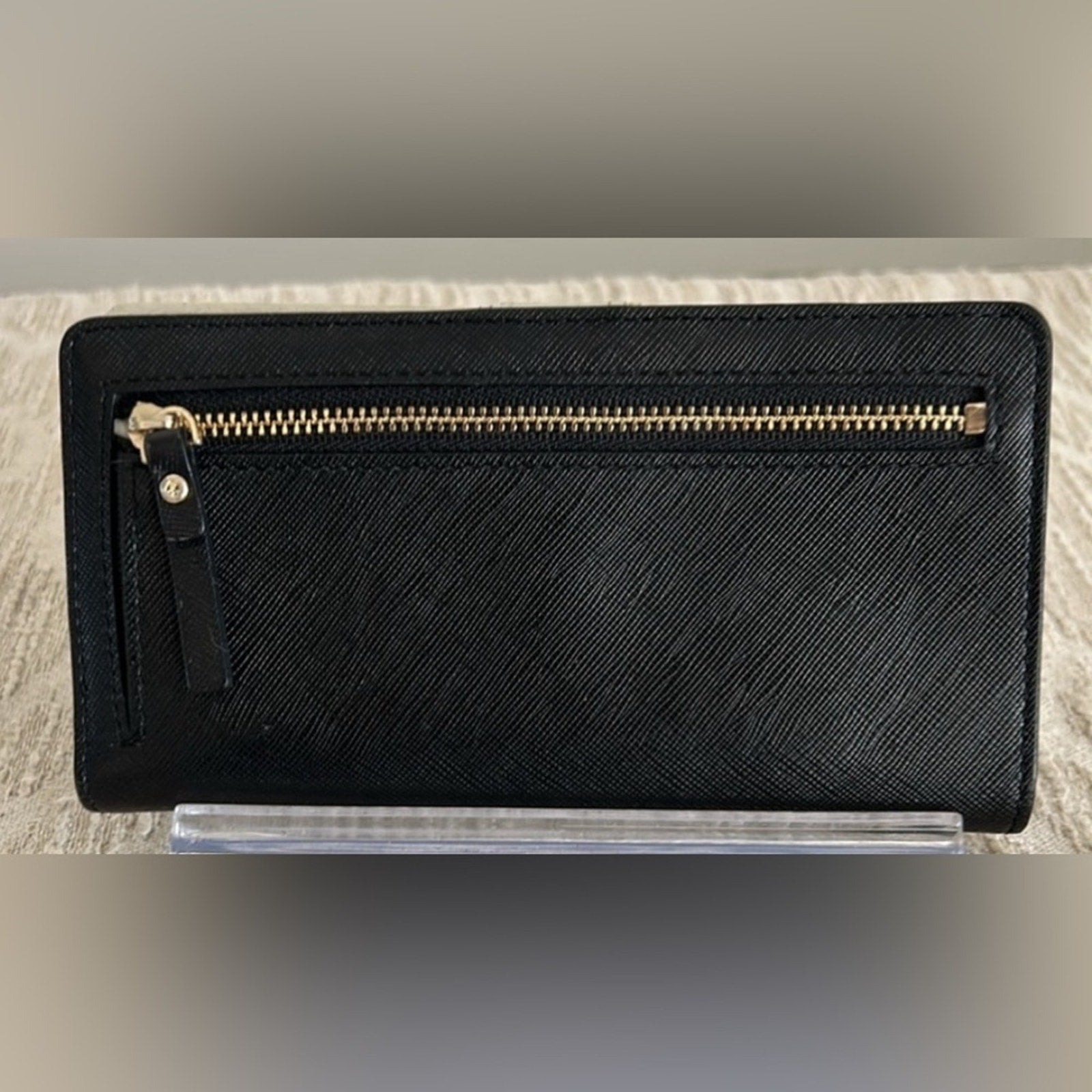 Kate Spade Madison Saffiano Leather Slim Bifold Wallet EUC