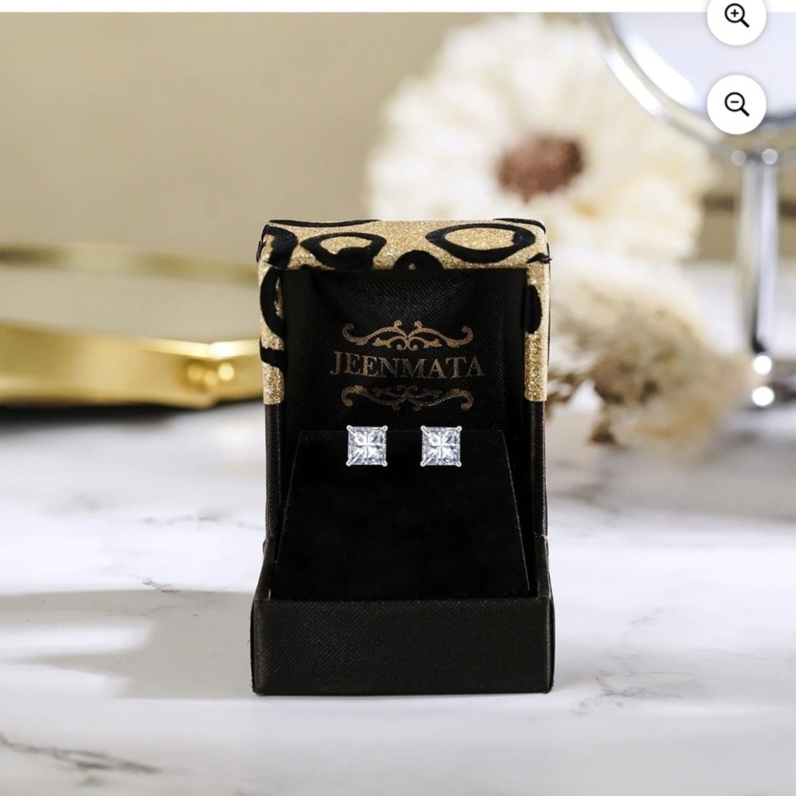 Elegant Silver Stud Earrings