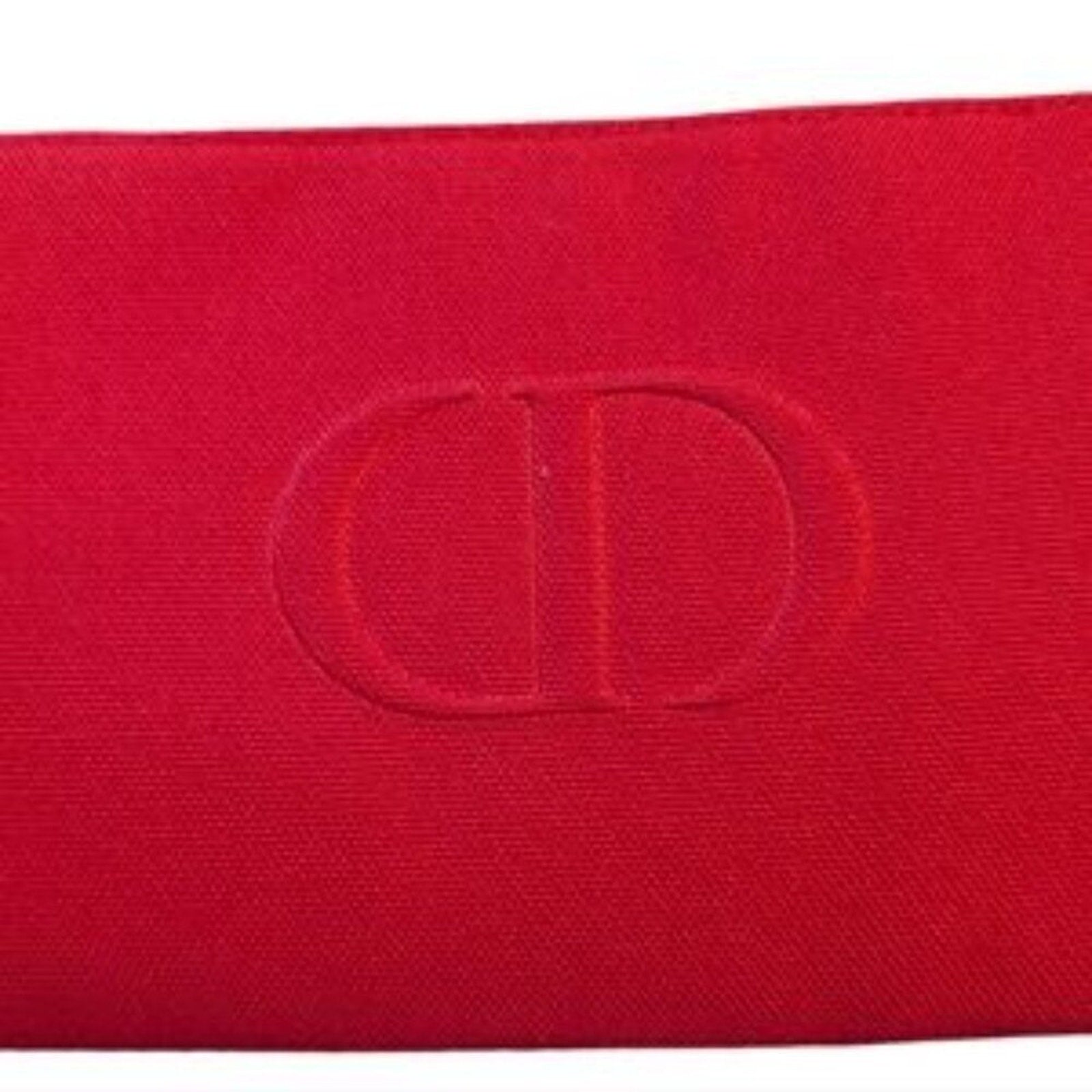 DIOR Beauty RED Cosmetic Bag clutch Pouch case TROUSSE canvas (Limited Edition 2023)