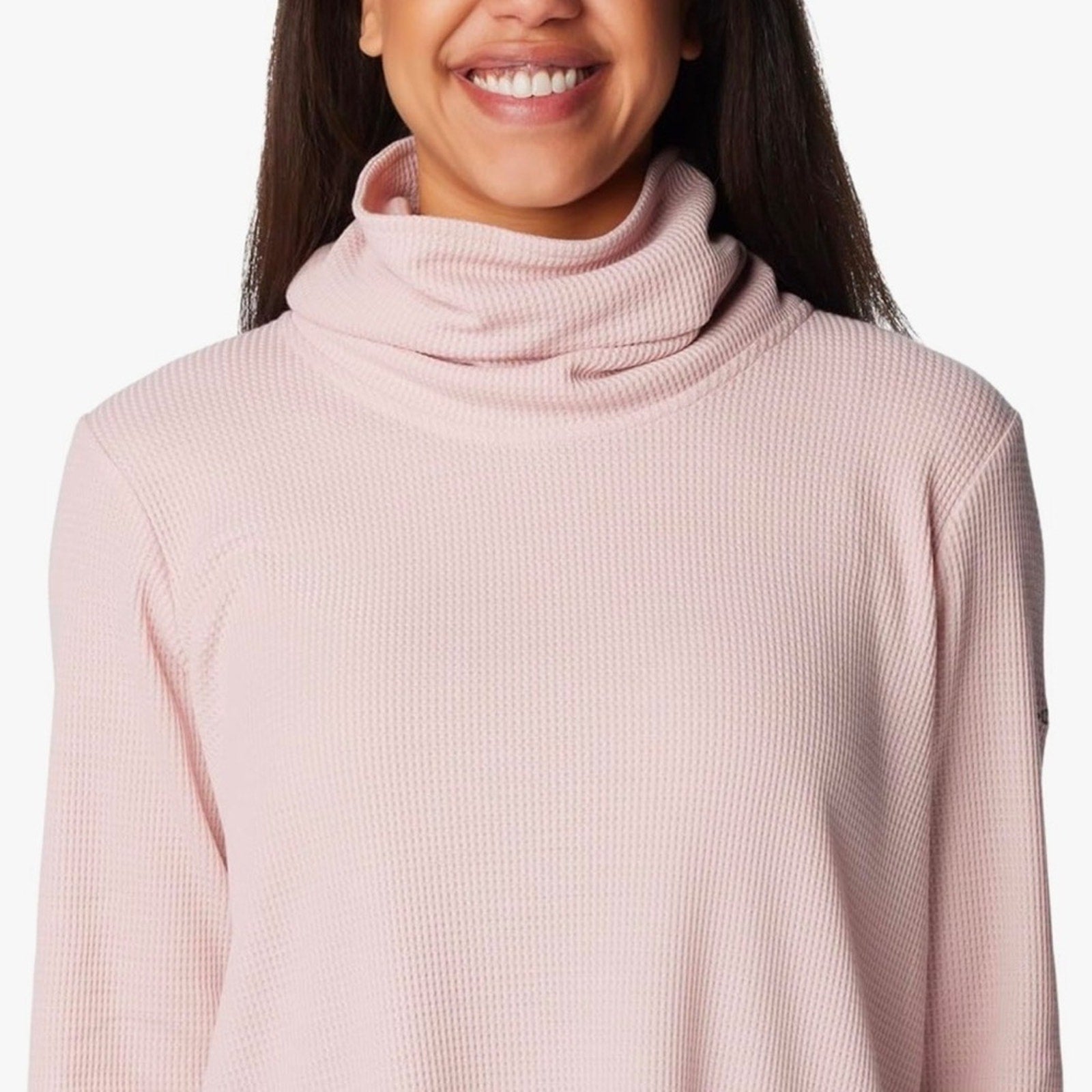Columbia Women's Holly Hideaway Waffle Cowl Neck Pullover