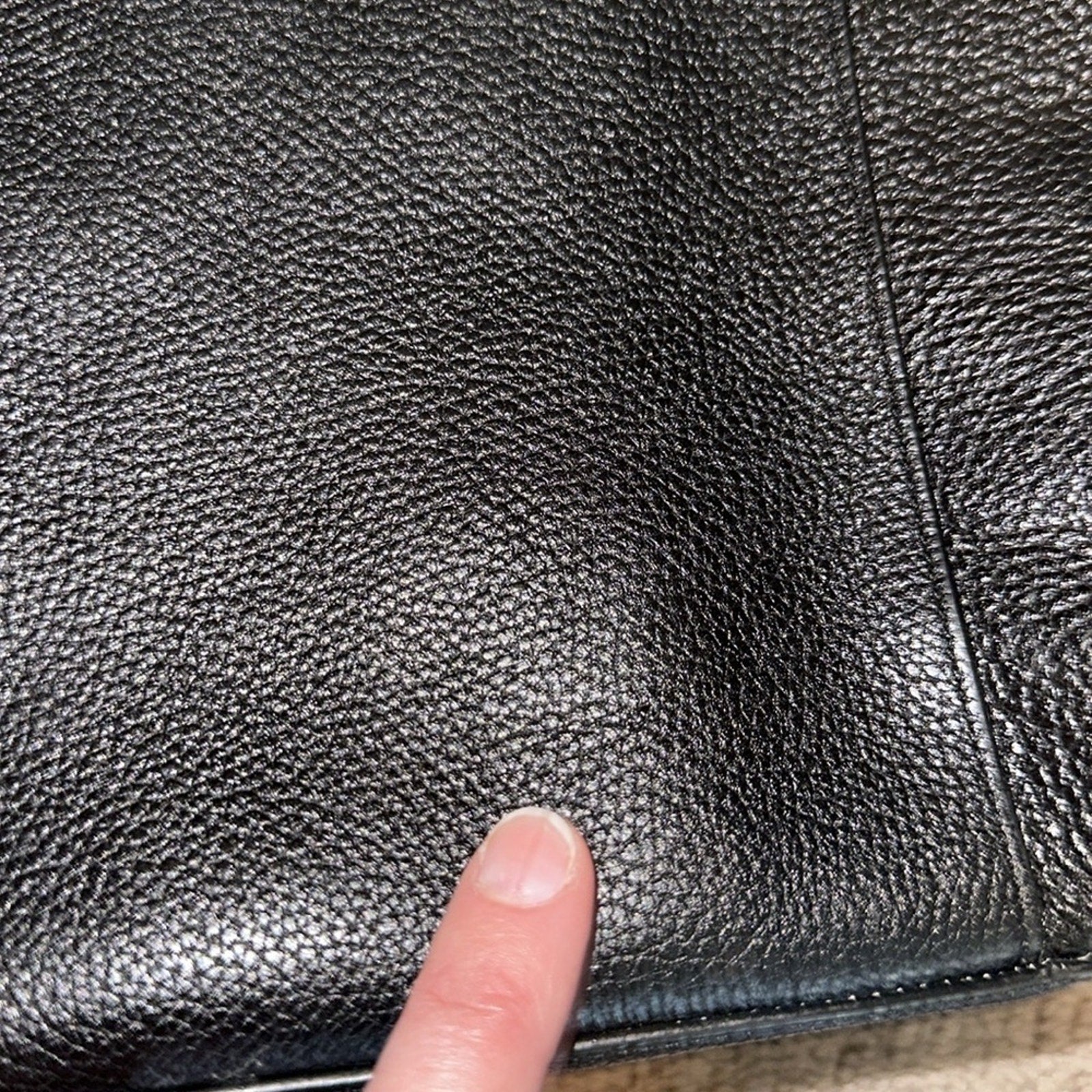 Coach Women's Scout Black Pebble Leather Hobo Bag