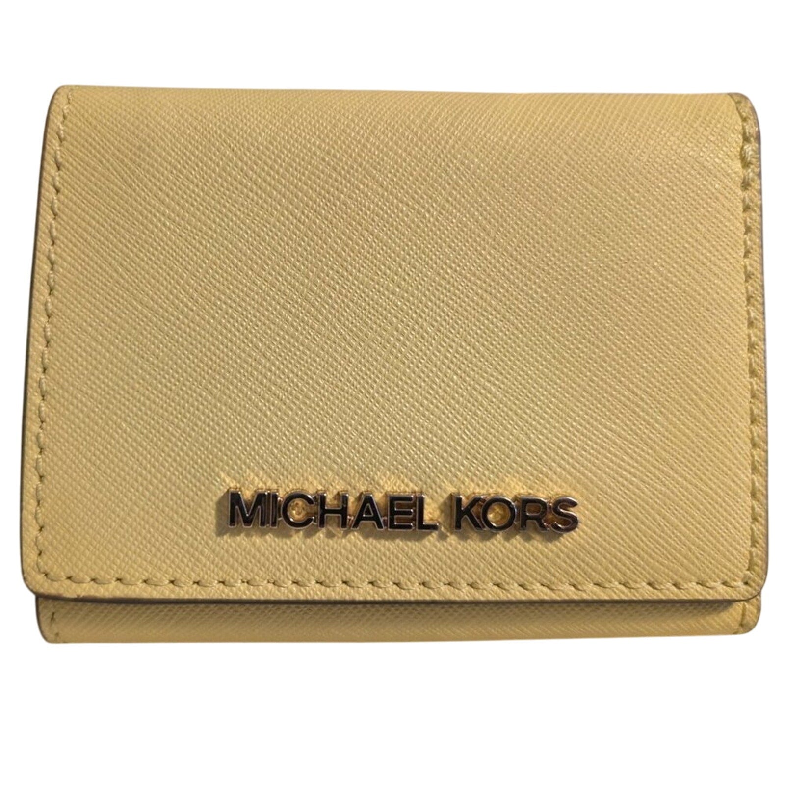 Michael Kors, Small Saffiano Leather Wallet, Daisy Yellow