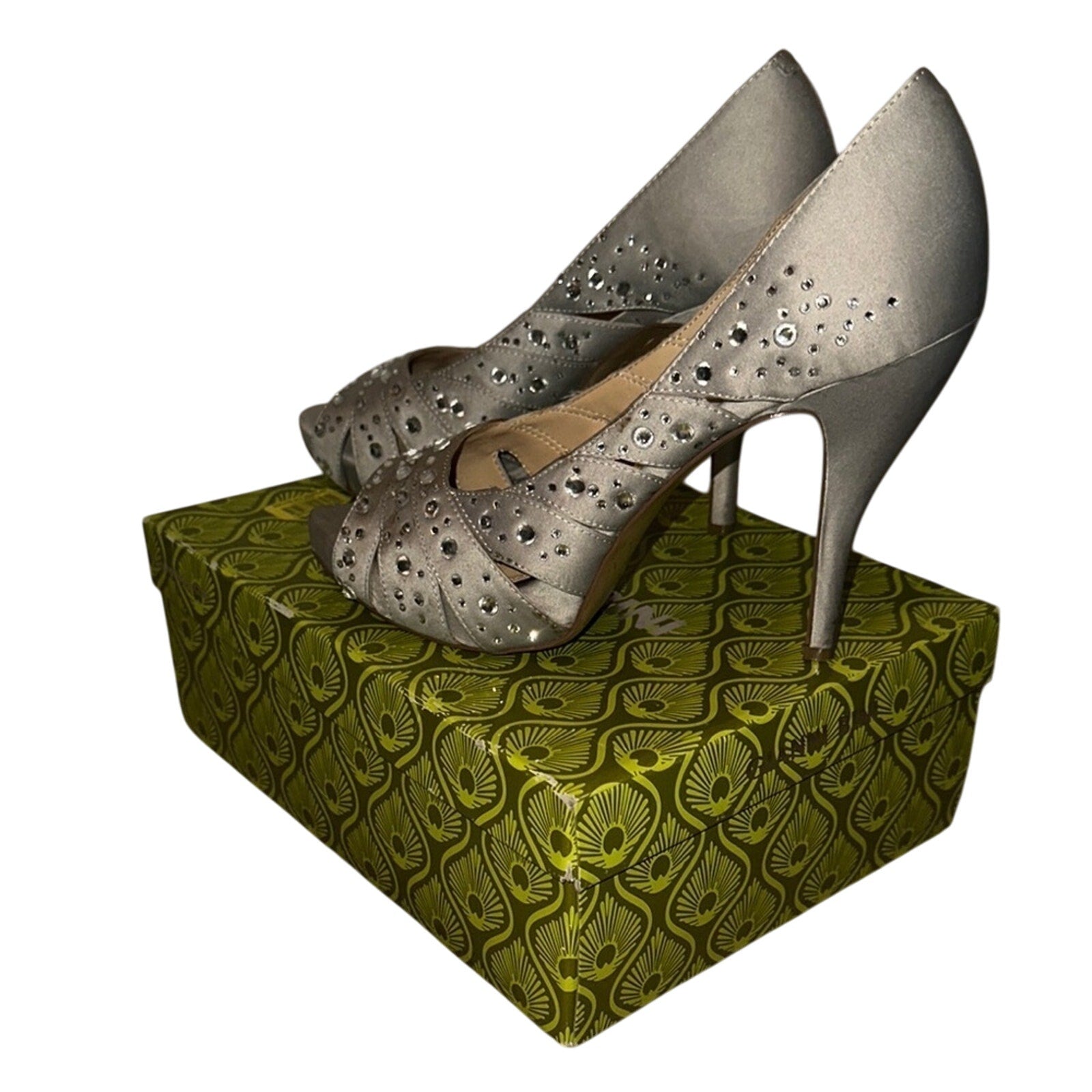 Gianni Bini, Silver, Style: ANNA042 heels