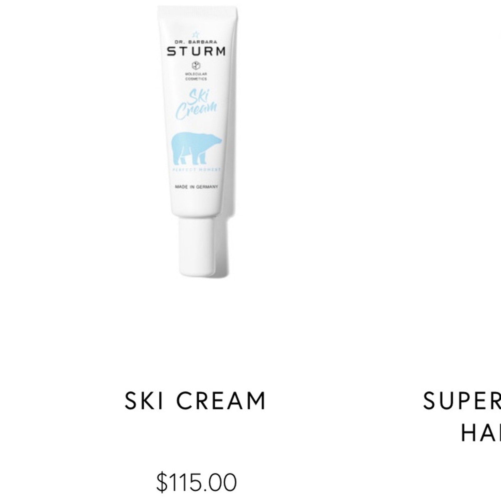 Dr. Barbara Sturm Ski Cream - 30 ML, NIP