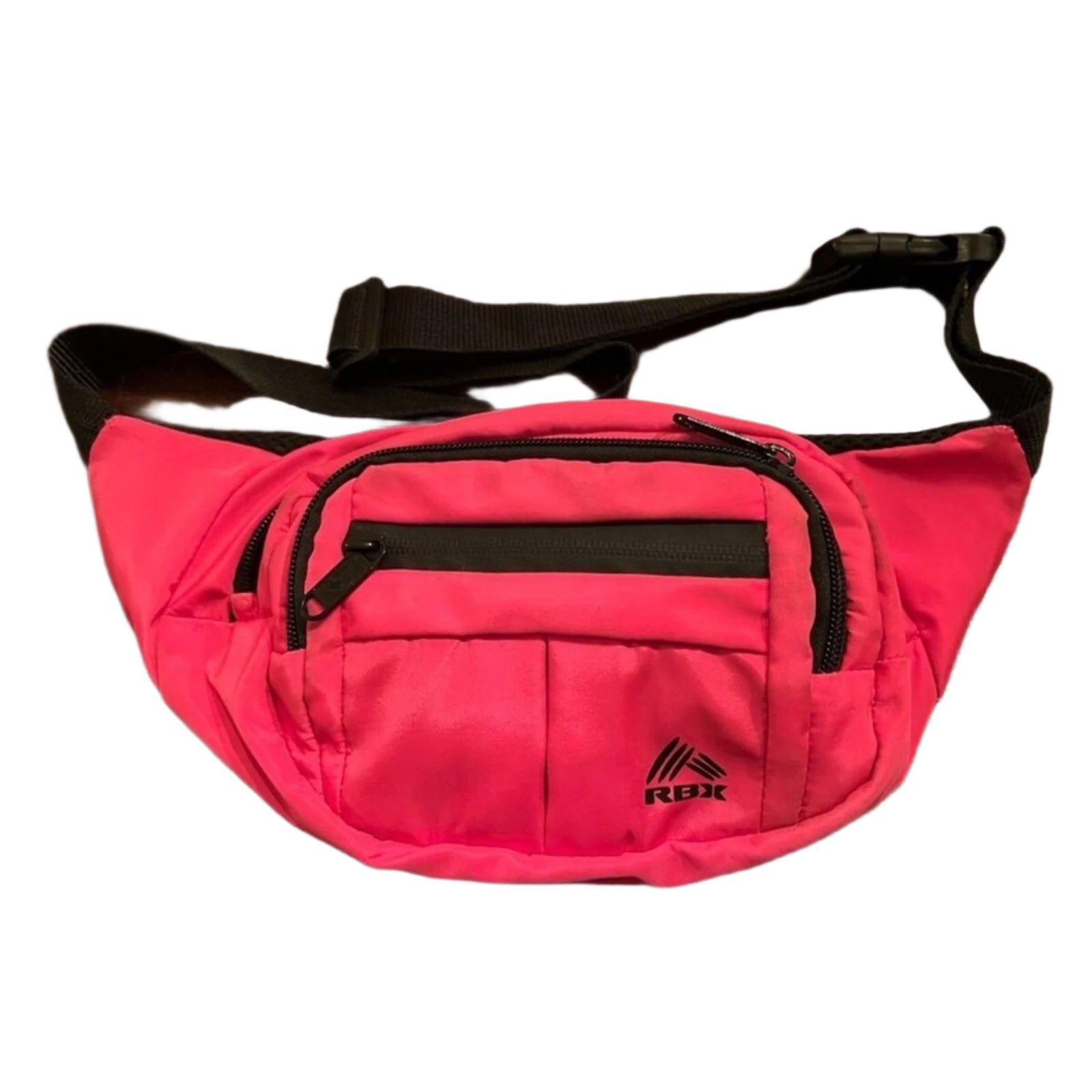 Reebok 1990’s Unisex Vintage Pink Waist Bag / Fanny Pack