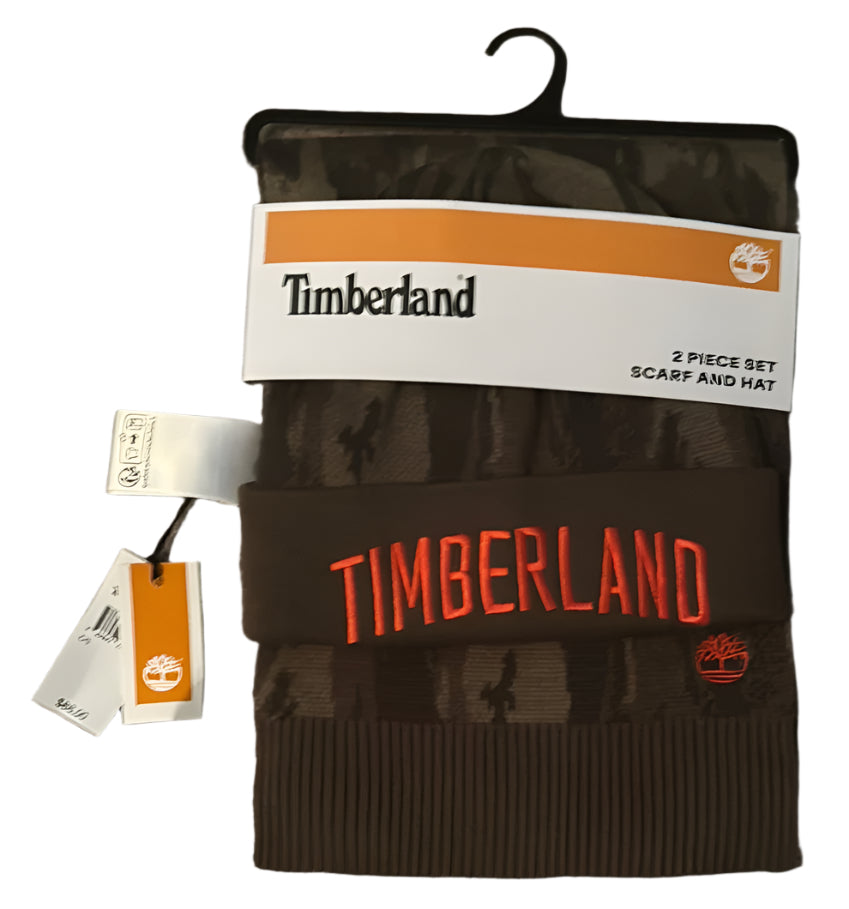 Timberland hat & scarf 2-piece combo set