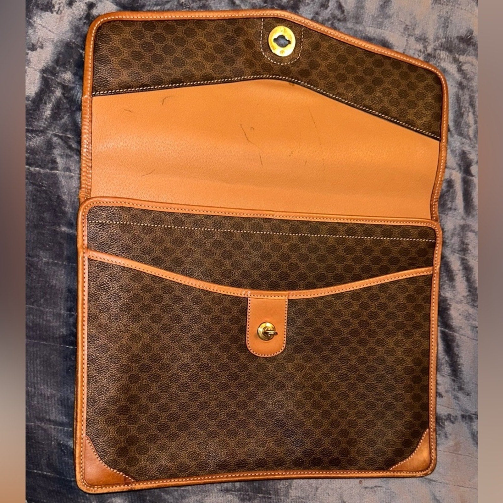 Celine Unisex Monogram Portfolio Vintage