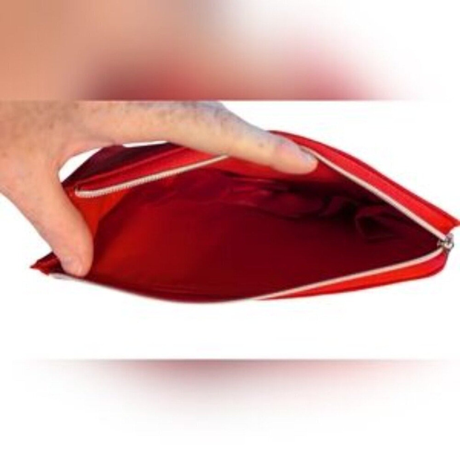 DIOR Beauty RED Cosmetic Bag clutch Pouch case TROUSSE canvas (Limited Edition 2023)