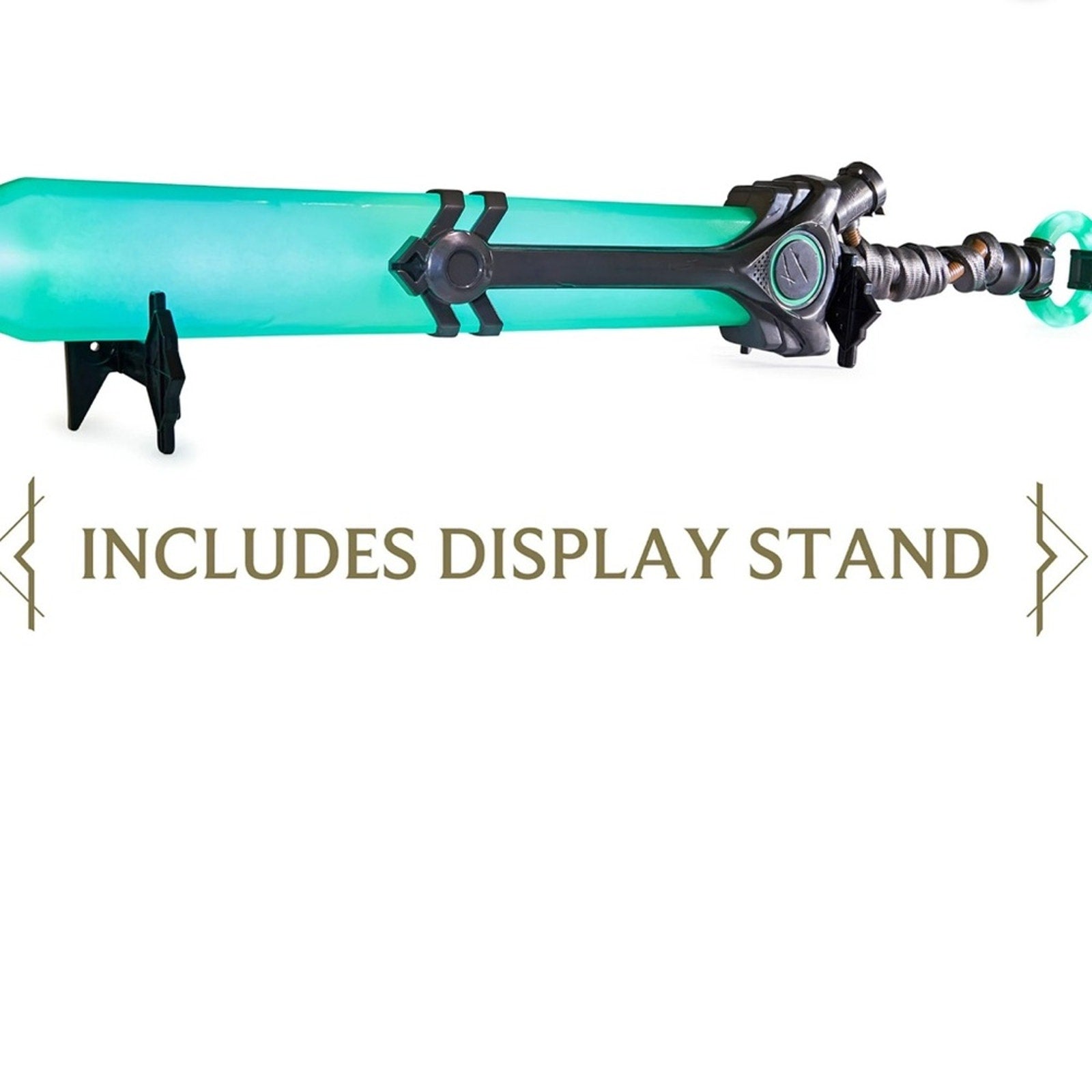 League of Legends, Life-Size Ekko’s Bat, Over 3 Feet with 15+ Iconic Lights and Sounds, Premium Cosplay, Display Stand, Champion Collection for Ages 15 +
