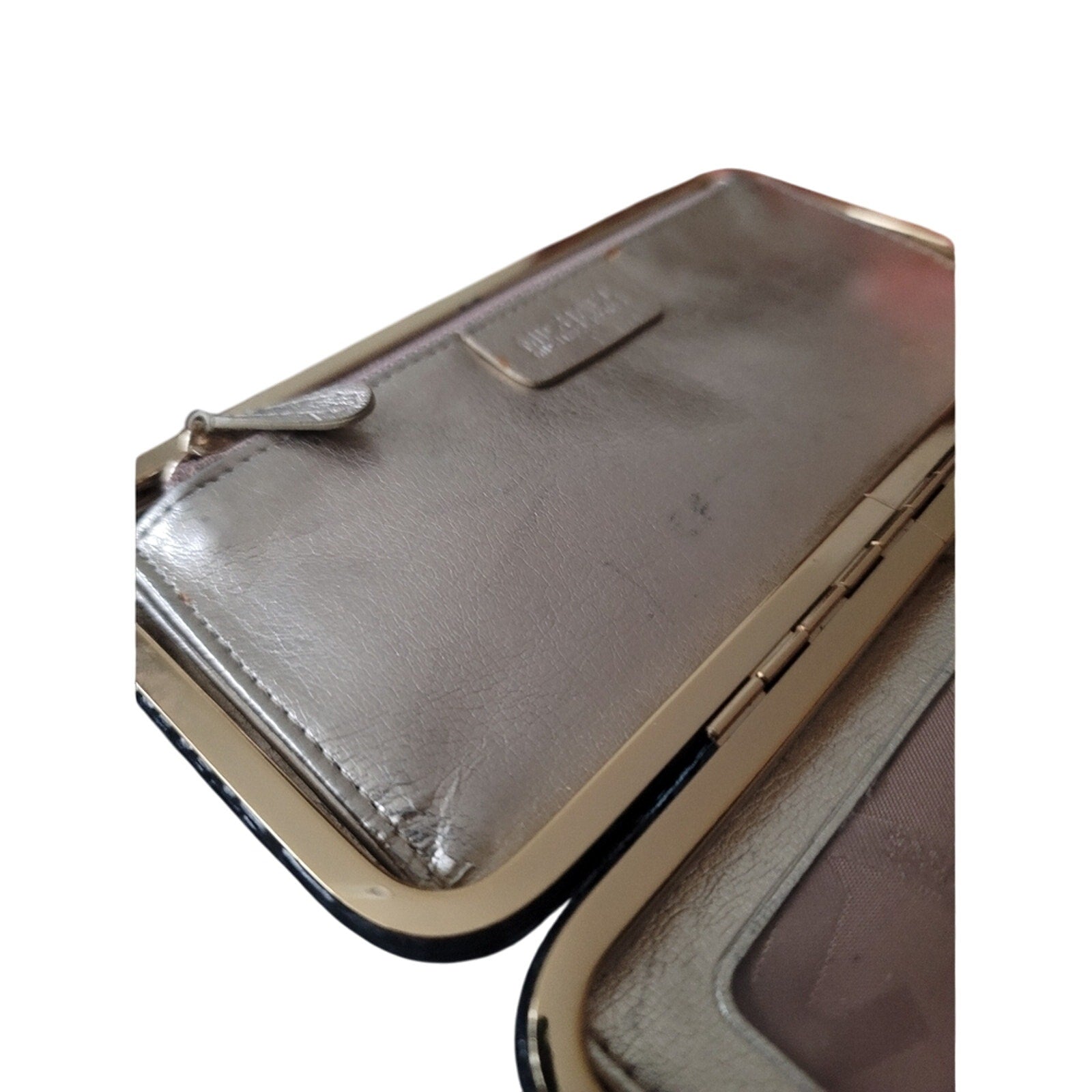 Michael Kors black snakeskin embossed wallet