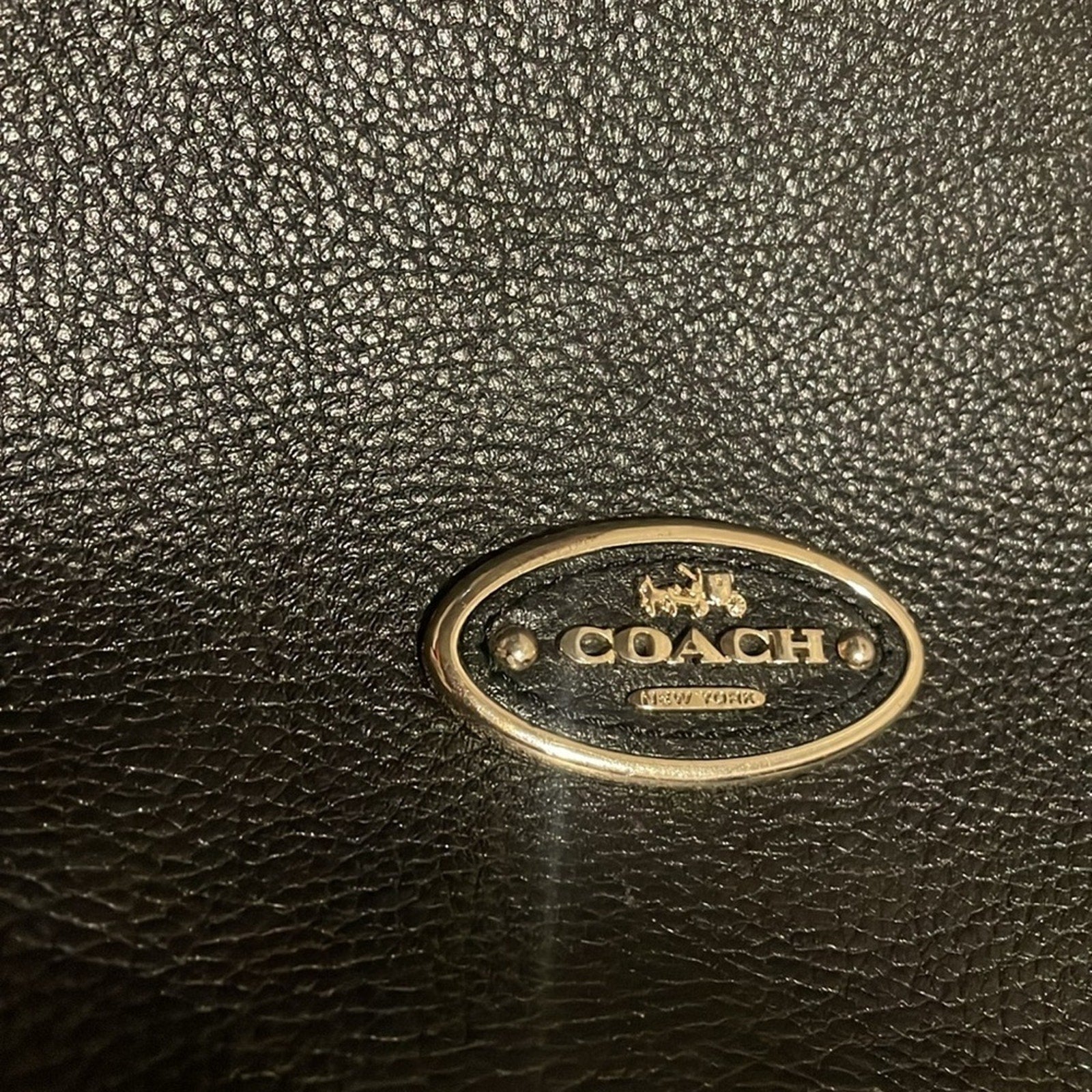Coach Women's Scout Black Pebble Leather Hobo Bag