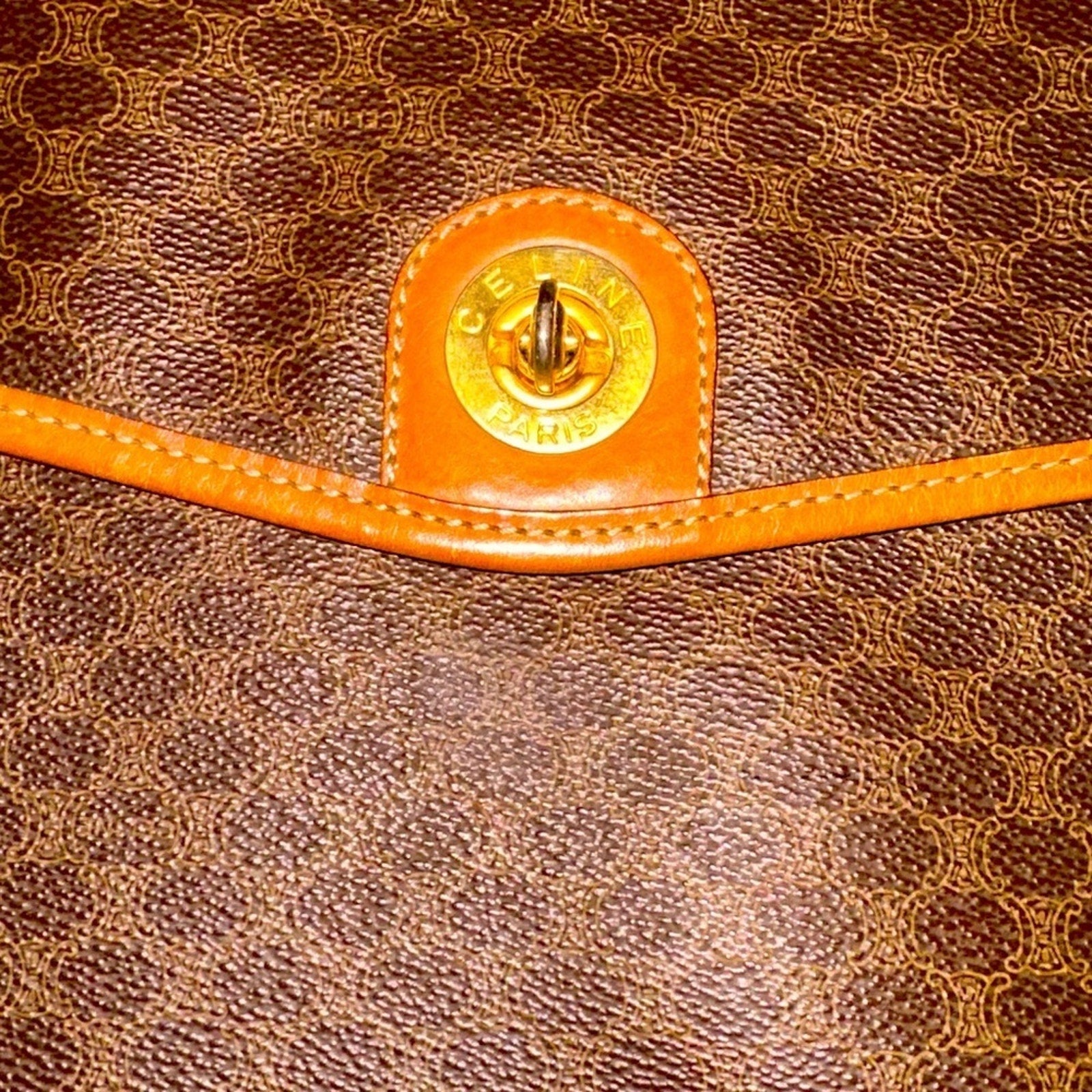 Celine Unisex Monogram Portfolio Vintage