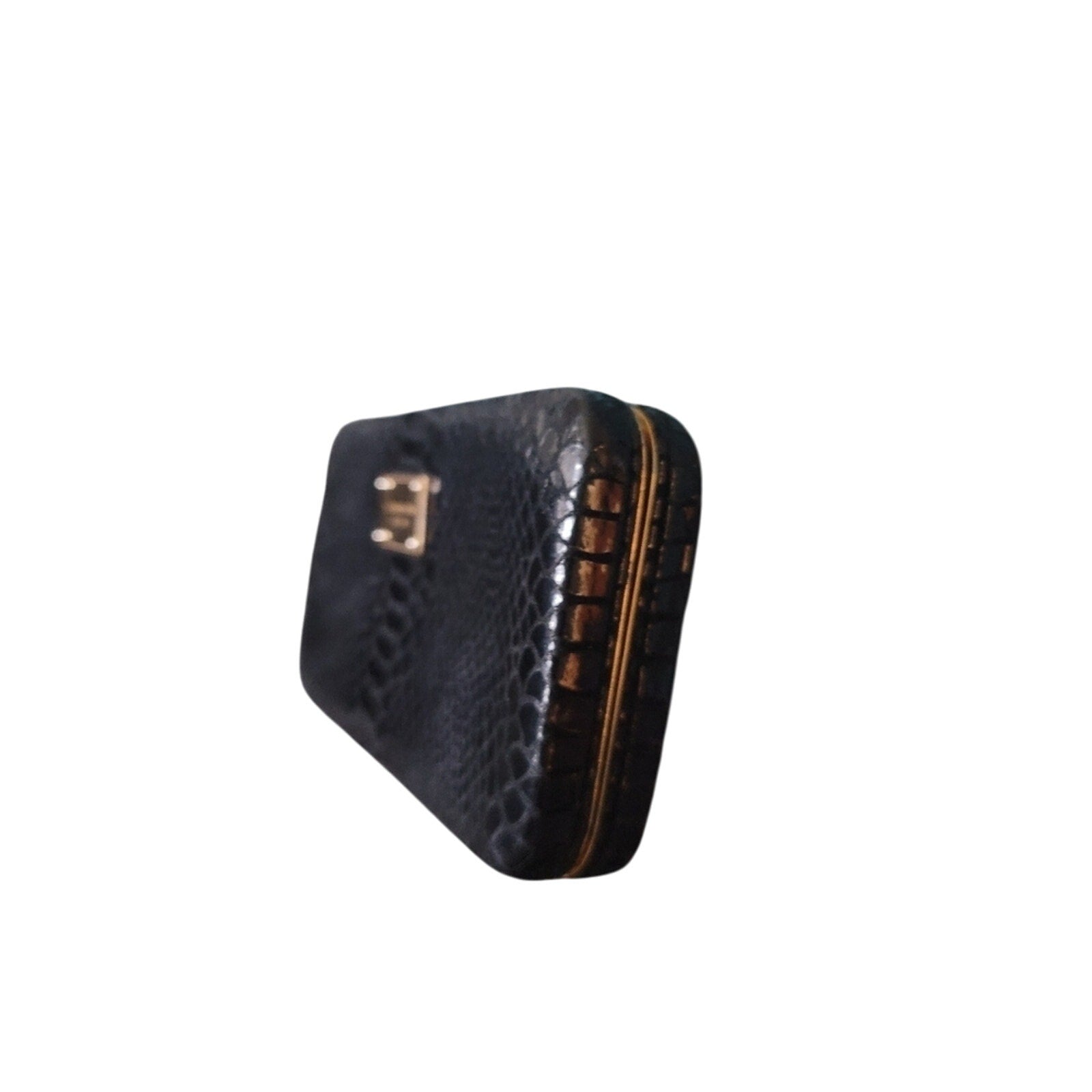 Michael Kors black snakeskin embossed wallet