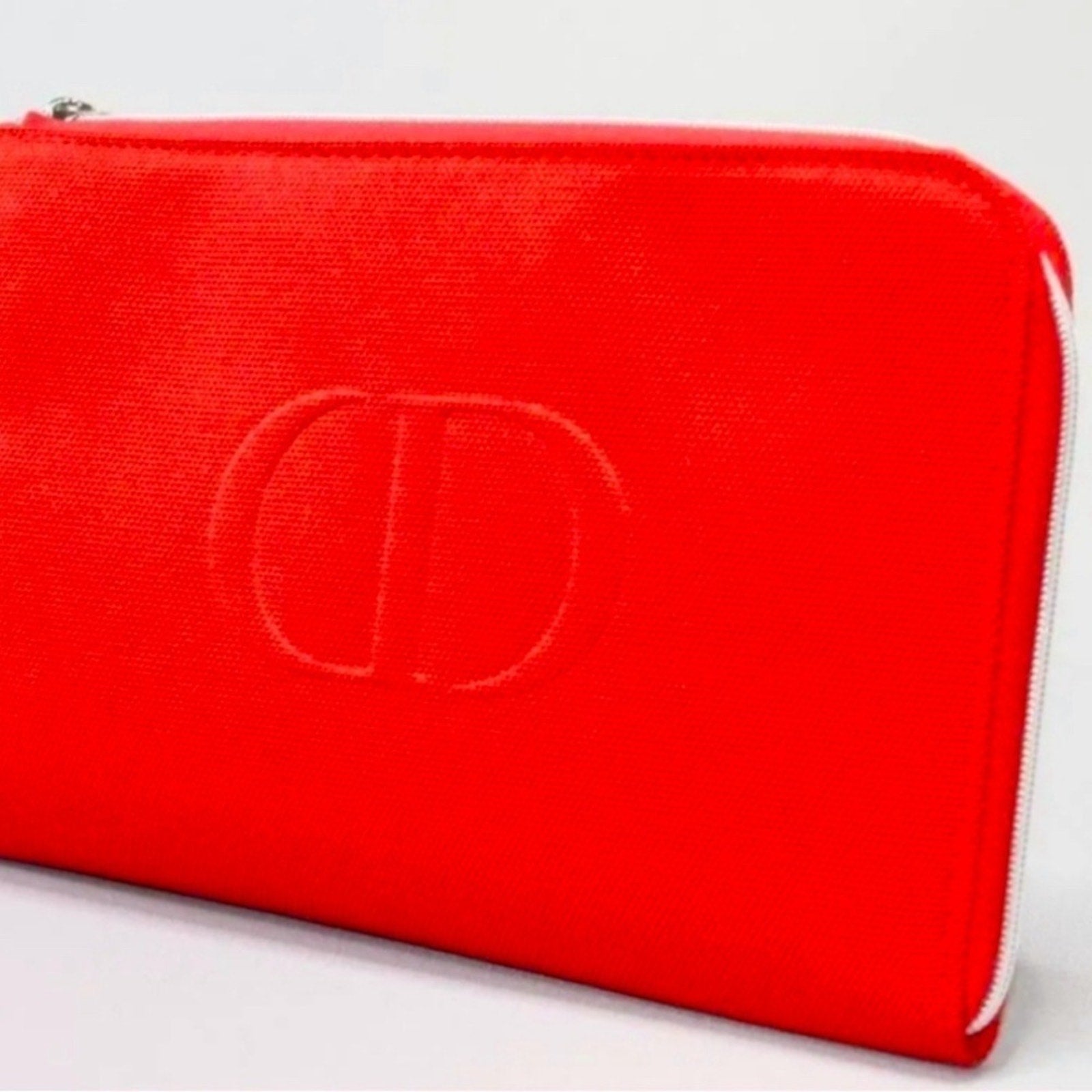 DIOR Beauty RED Cosmetic Bag clutch Pouch case TROUSSE canvas (Limited Edition 2023)