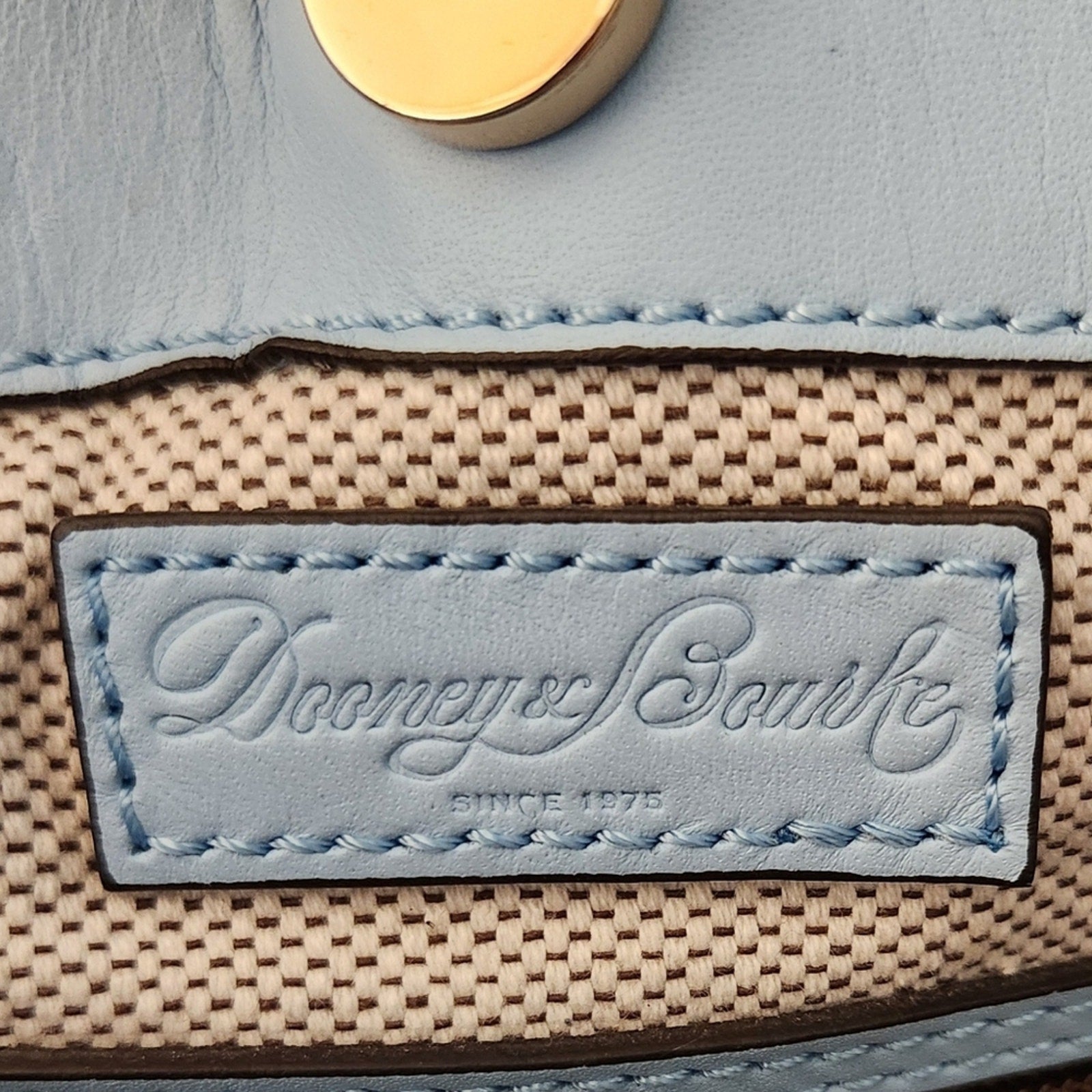 Dooney and Bourke Large Barlow Caribbean Blue