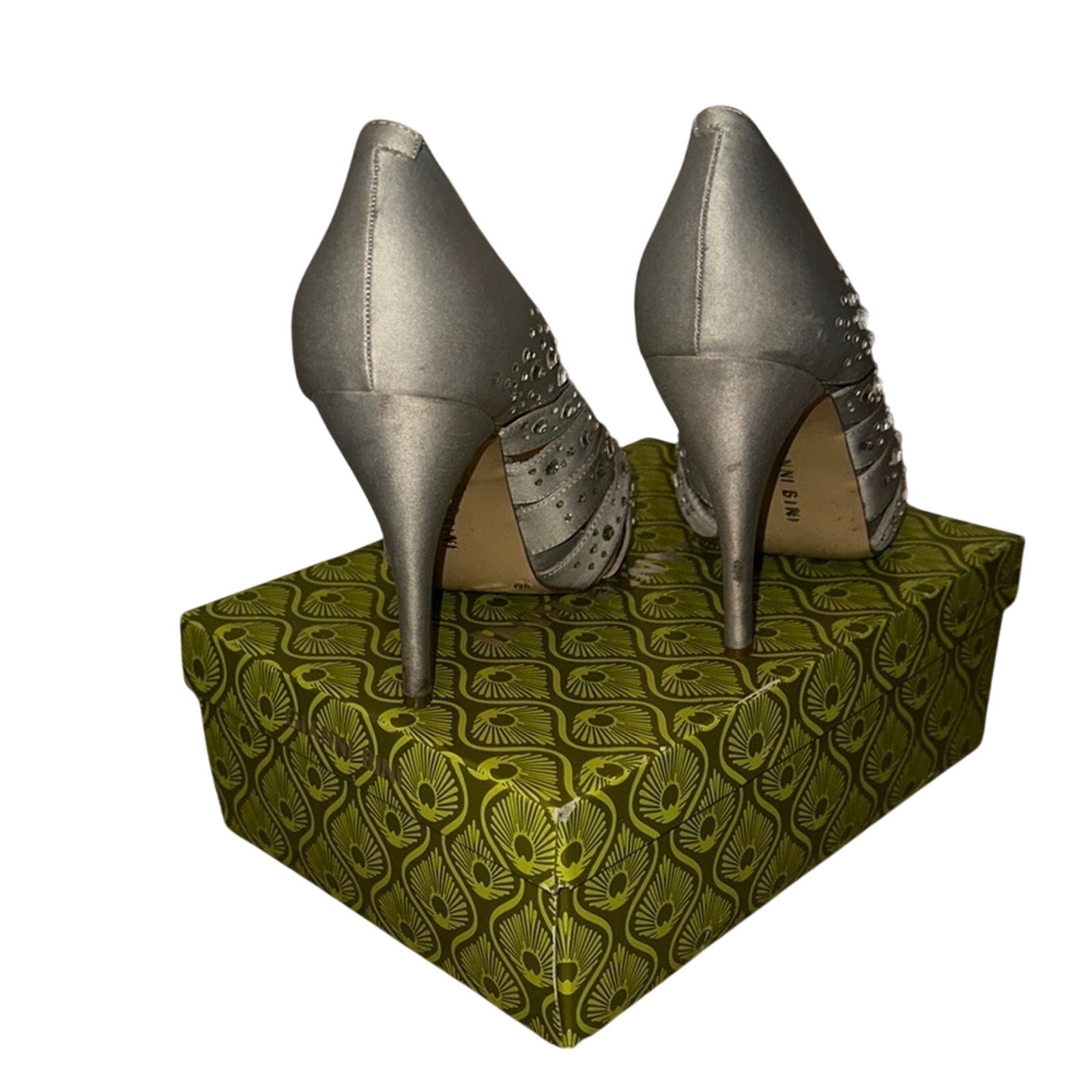 Gianni Bini, Silver, Style: ANNA042 heels