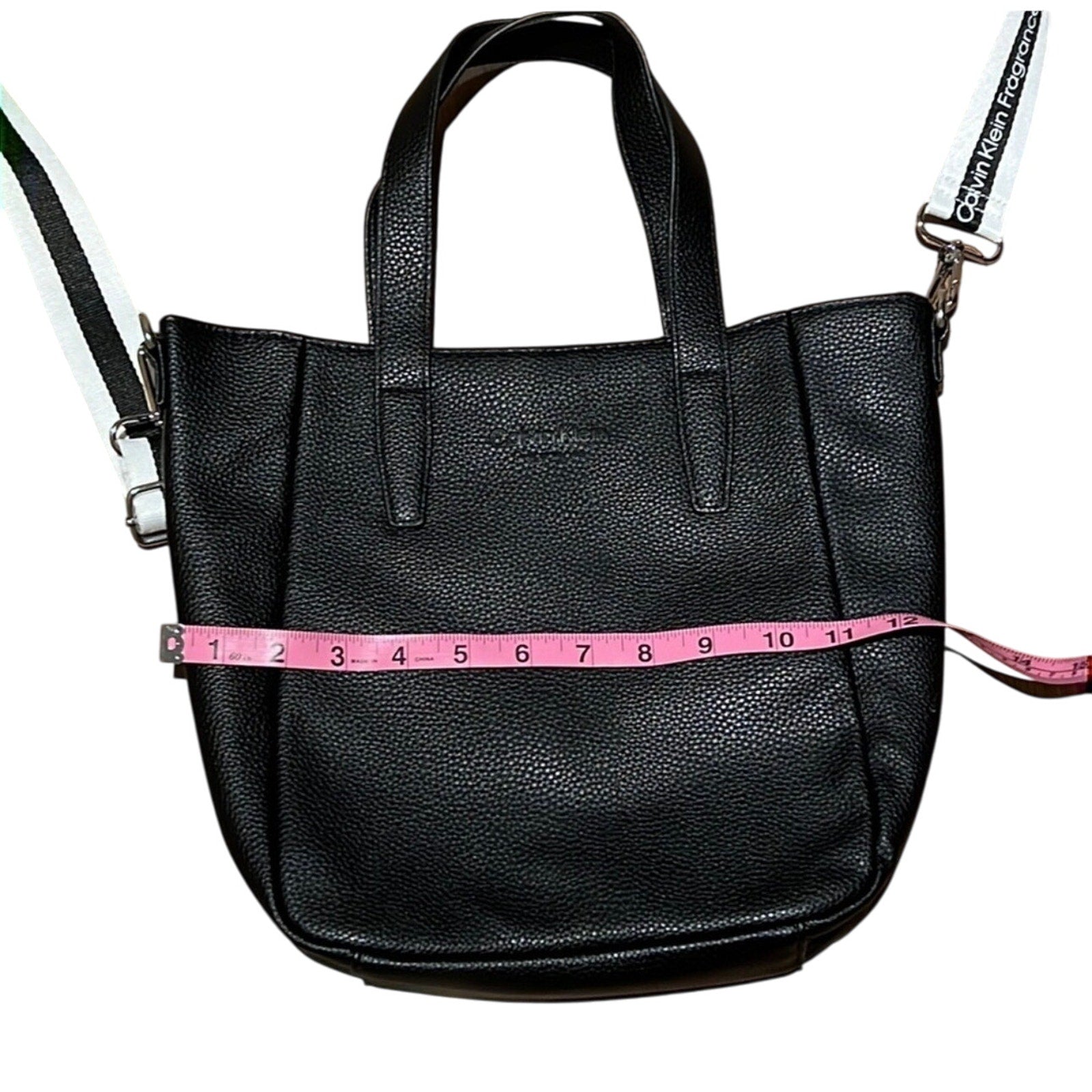 Celvin Klein Small Black tote With Sports Strap