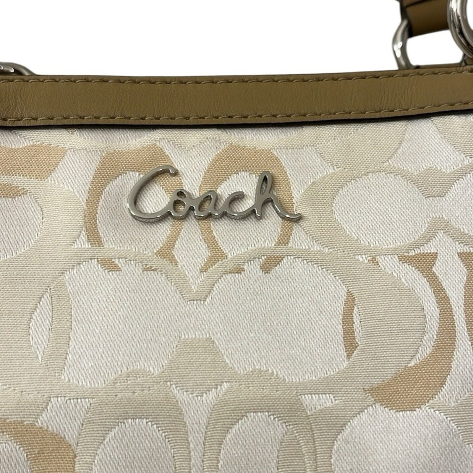 Coach Gallery Optic Signature East West Tote F17881 NWT