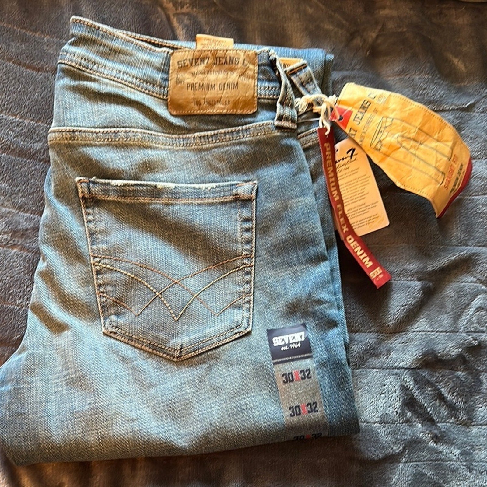 Seven7 Men's Light Blue Jeans