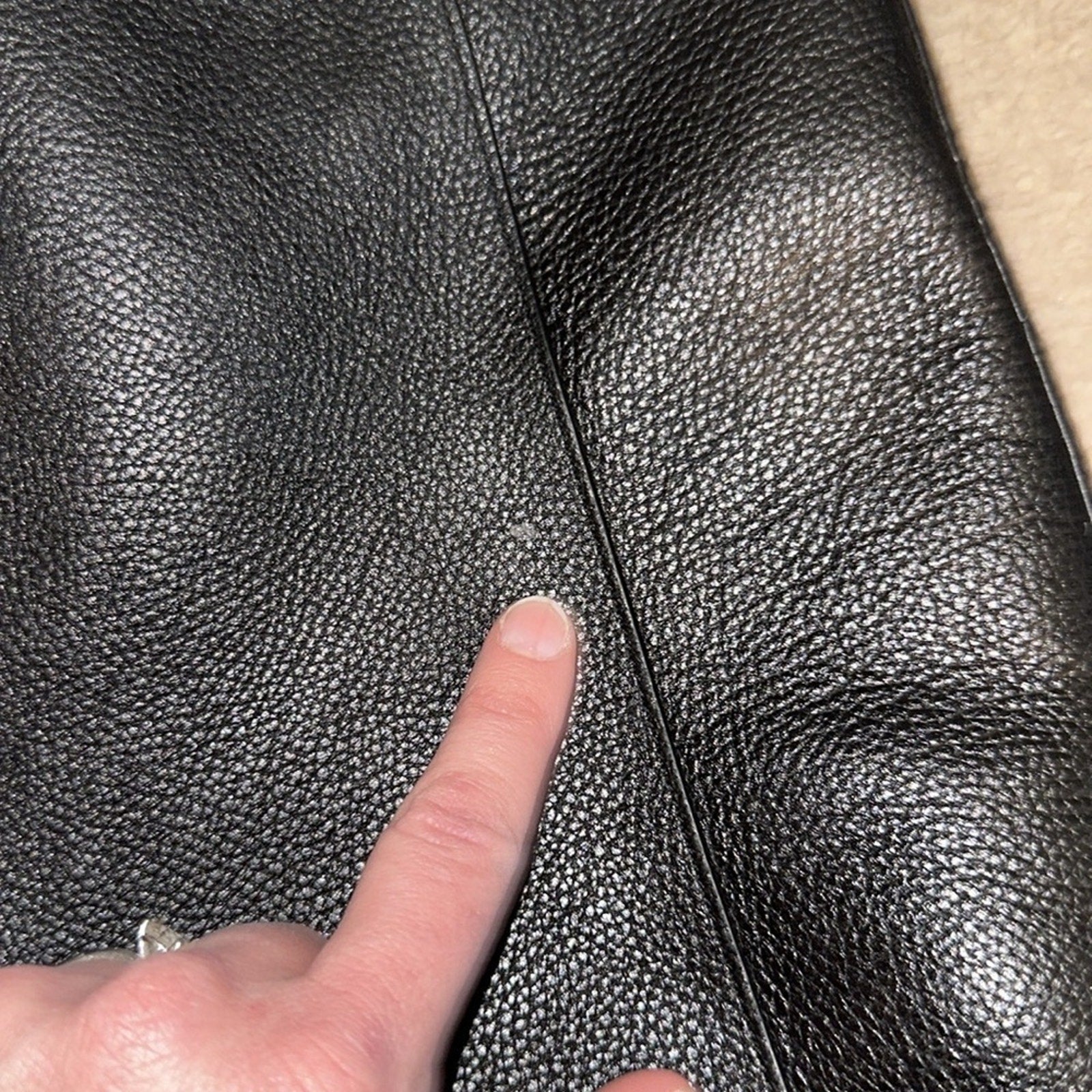 Coach Women's Scout Black Pebble Leather Hobo Bag