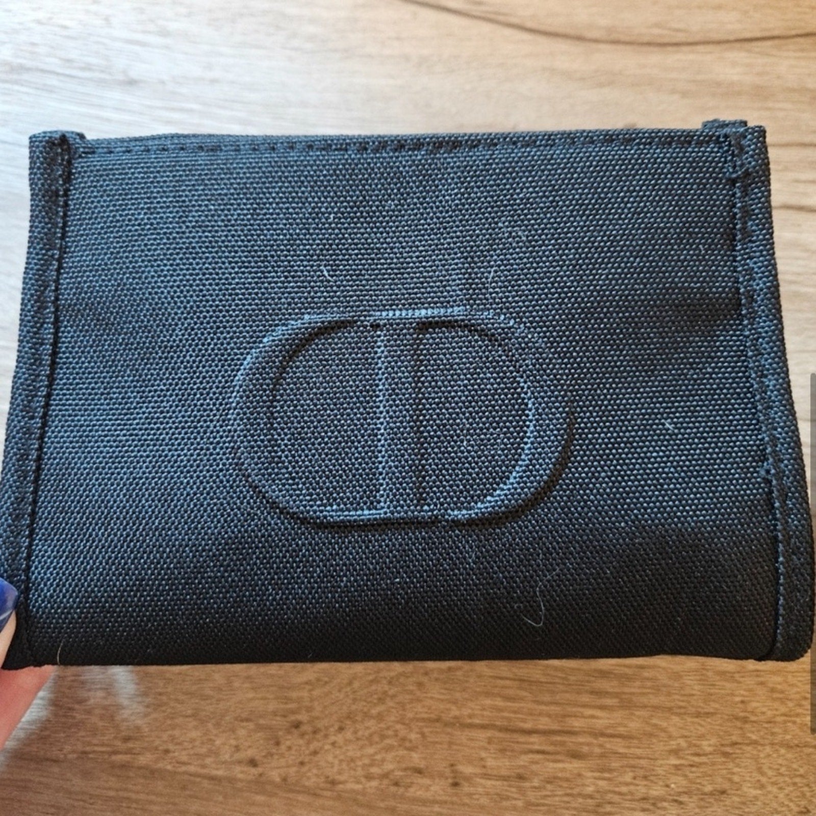 DIOR wristlet converted from beauty bag