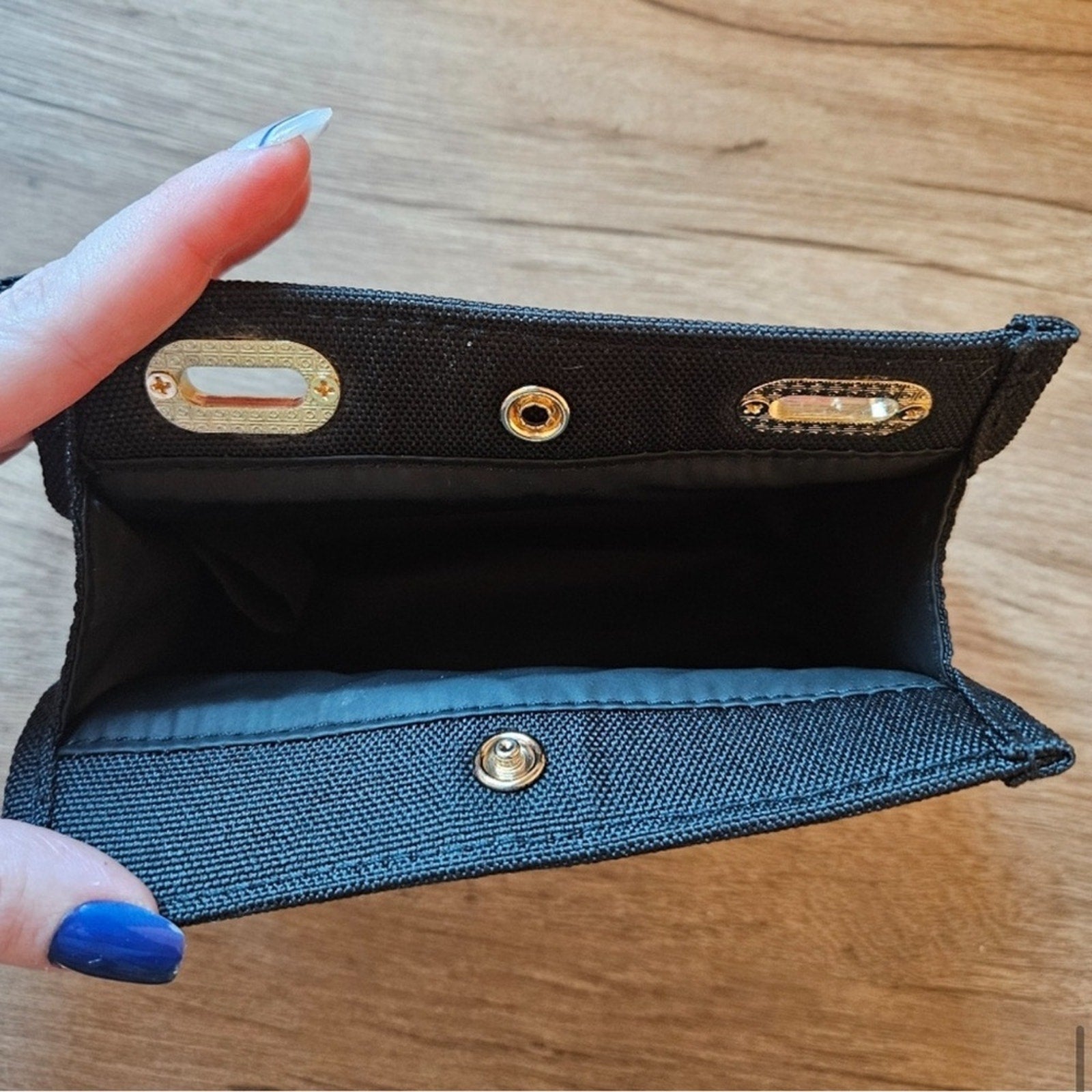 DIOR wristlet converted from beauty bag