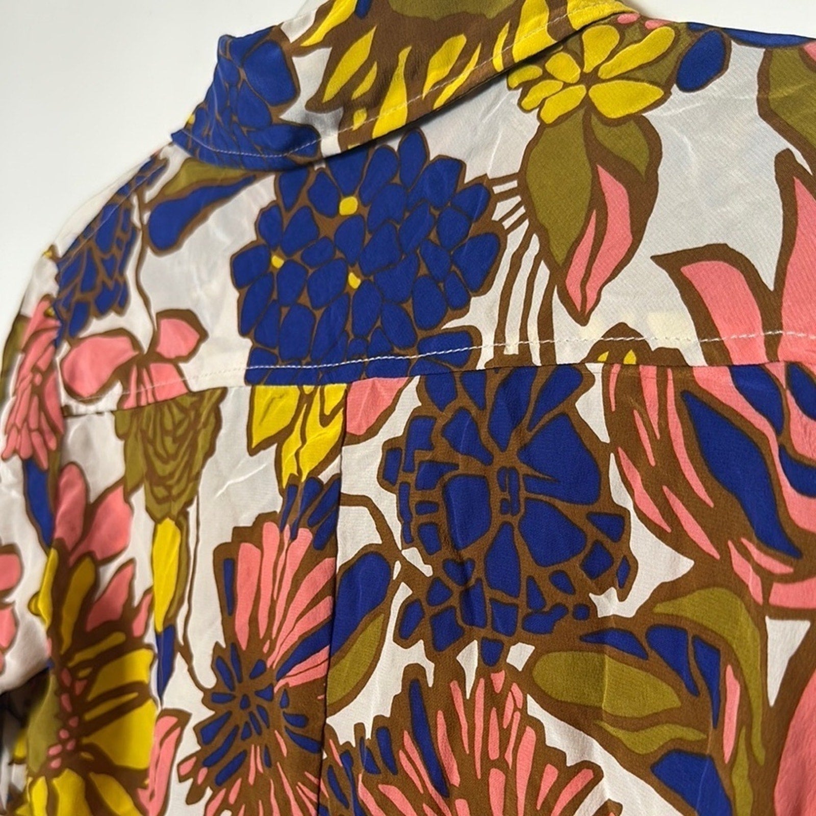 Trina Turk- Floral Button-Up Dress