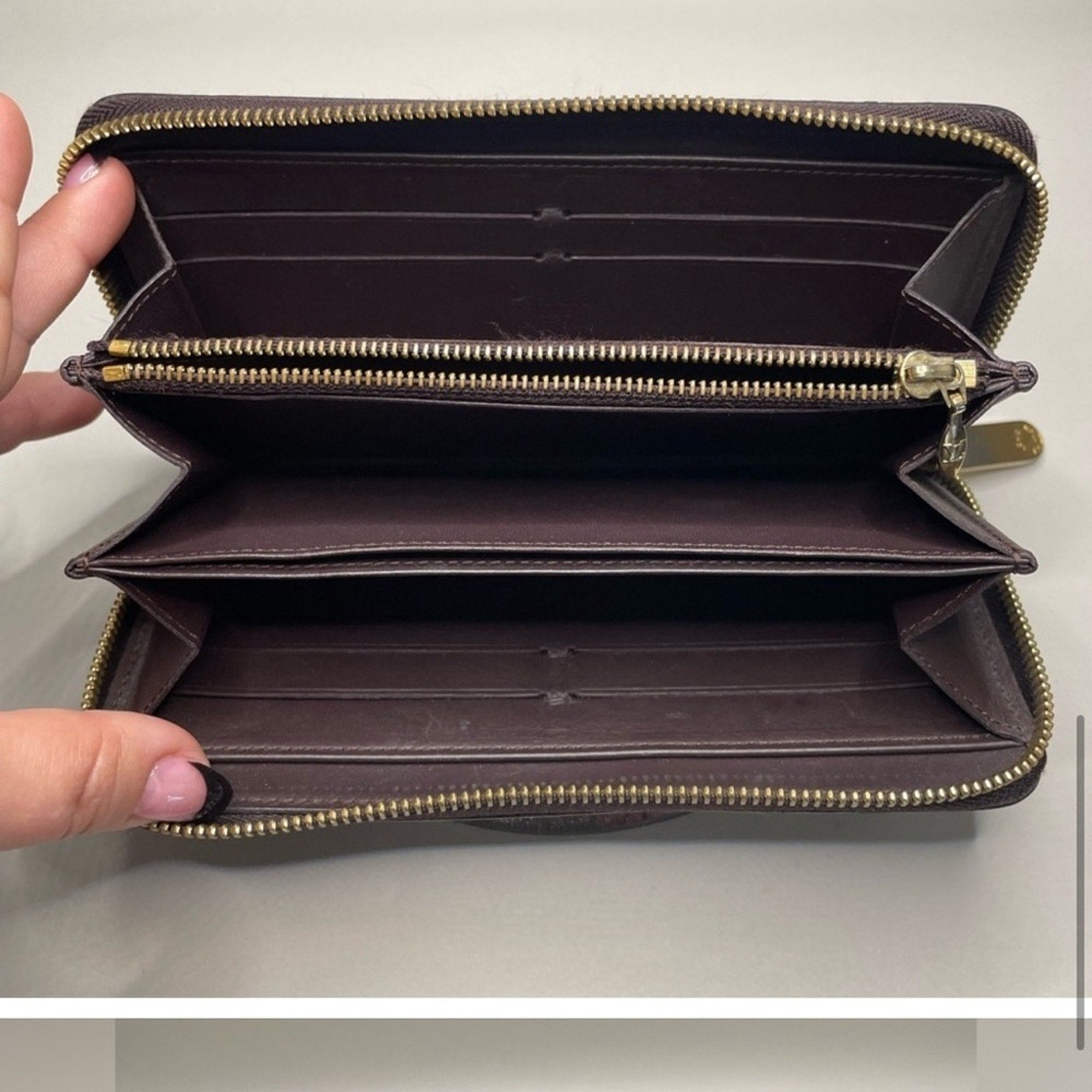 Louis Vuitton Red and Black Wallet
