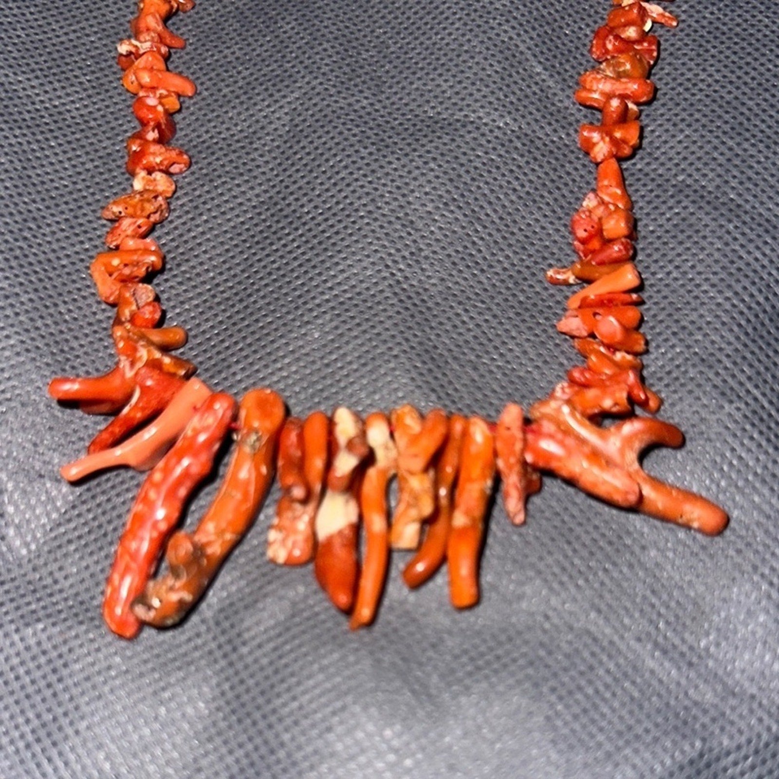 Elegant orange Coral Necklace