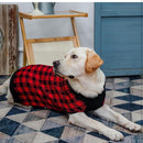 XL Black and Red Checkered Dog Shirt NWOT