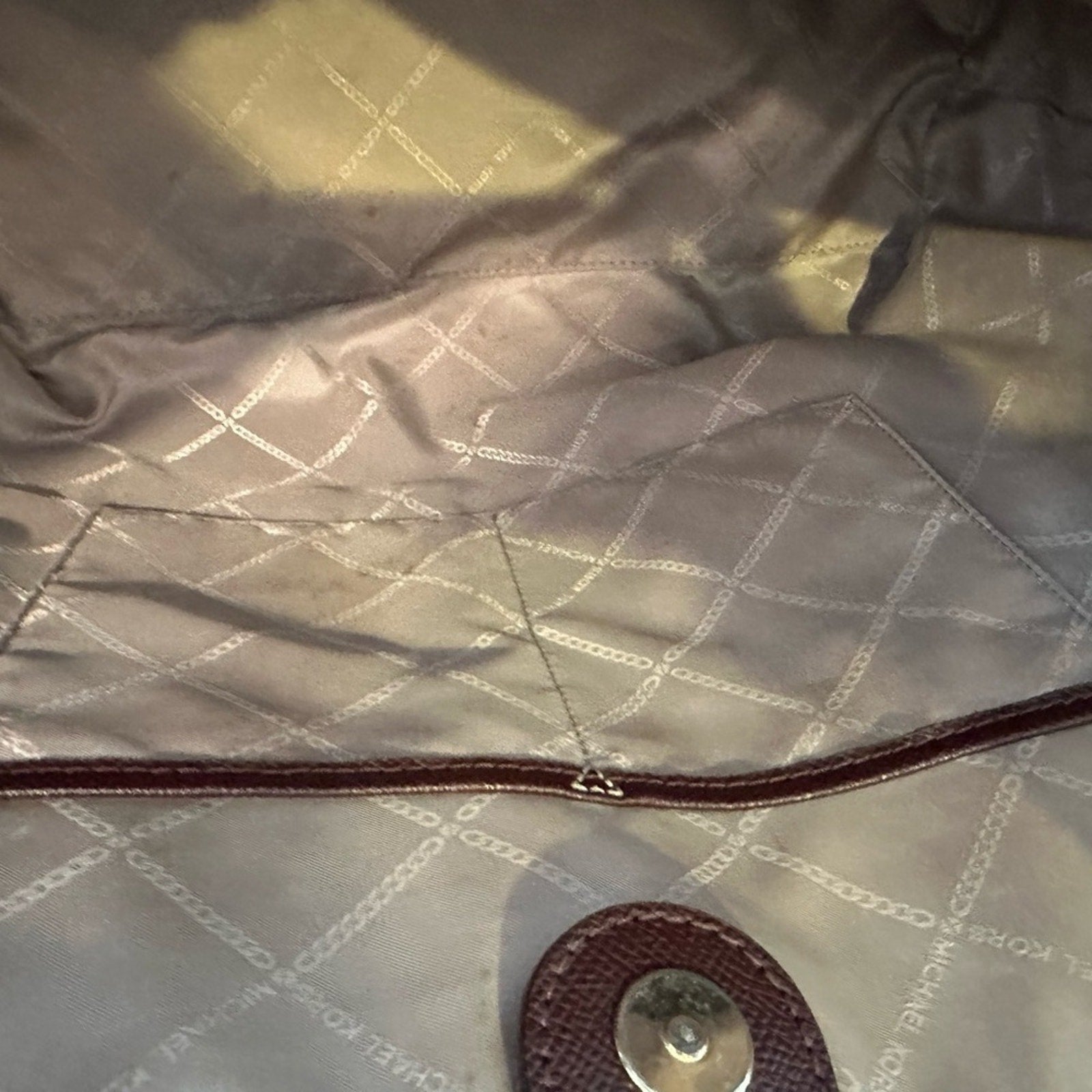 Micheal Kors beautiful Ox Blood/Brown shoulder bag rare color